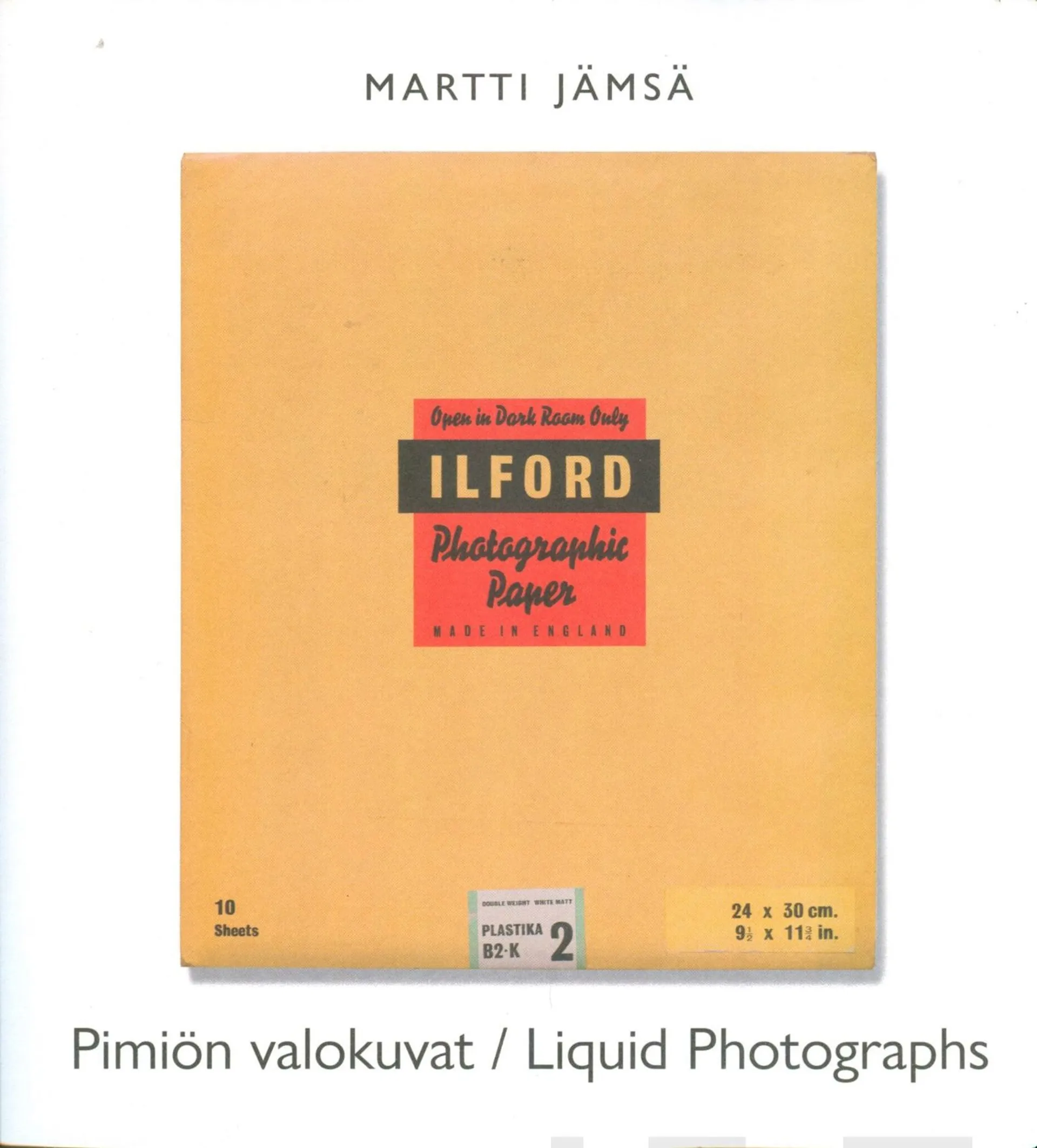 Pimiön valokuvat / Liquid Photographs