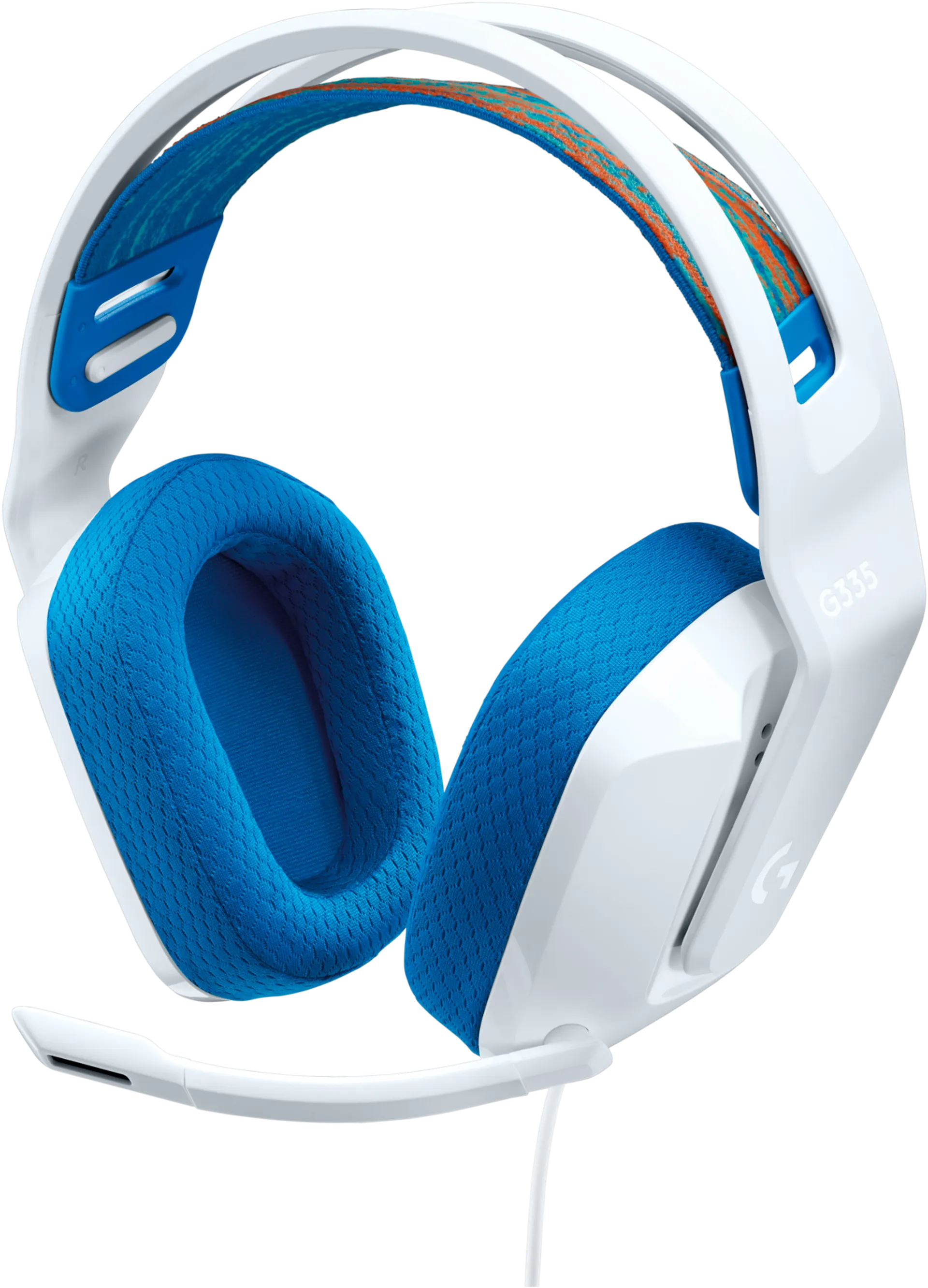 Logitech G335 Wired Gaming Headset - valkoinen - 2