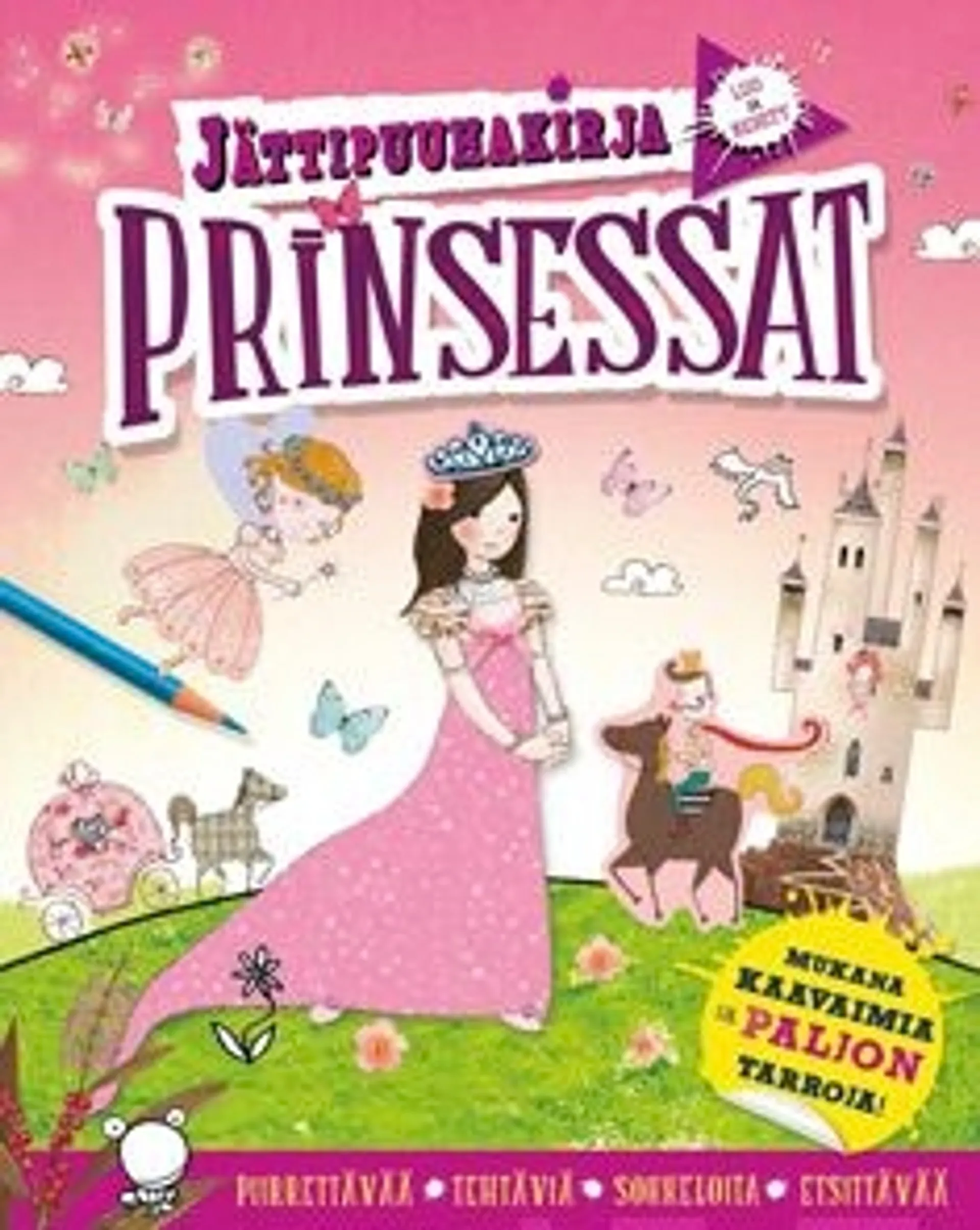 Pinnington, Prinsessat - Jättipuuhakirja : Luo ja kehity