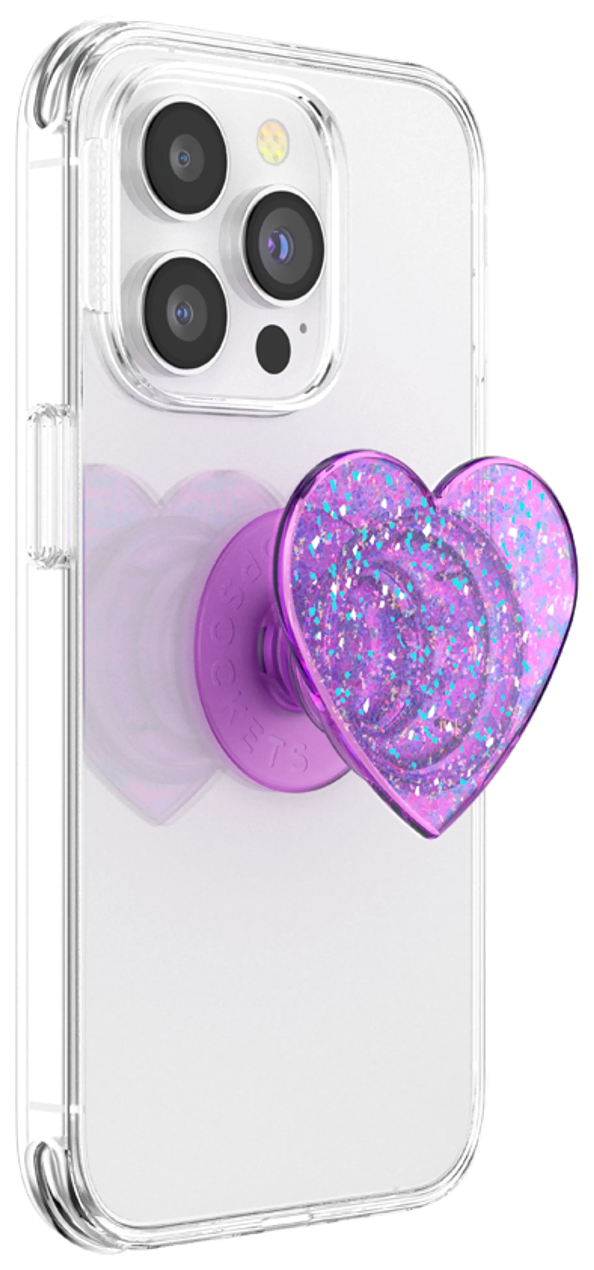 Popsockets puhelinpidike PopGrip Iridescent Confetti Dreamy Heart - 6