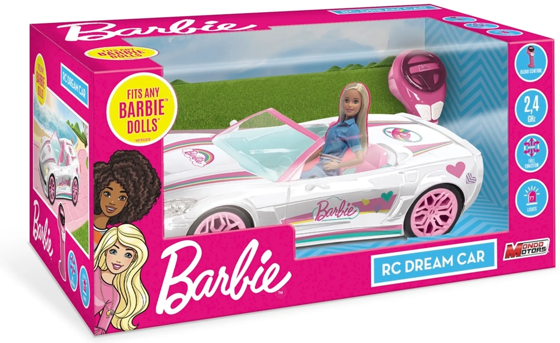 Barbie R/C Avoauto Valkoinen - 2