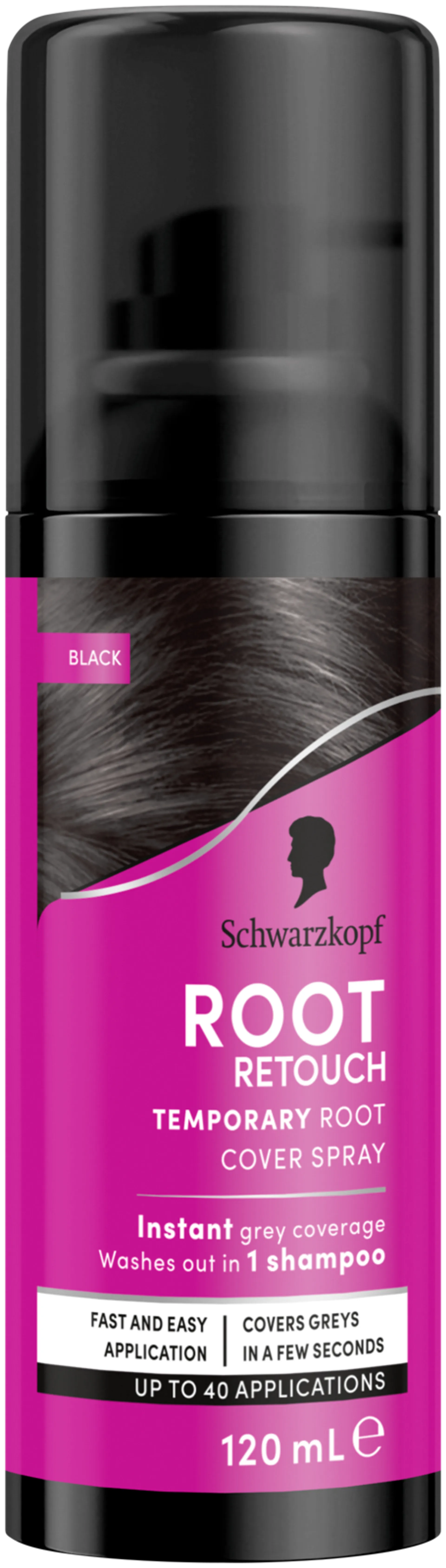 Schwarzkopf Root Retoucher 120 ml Black hiusväri