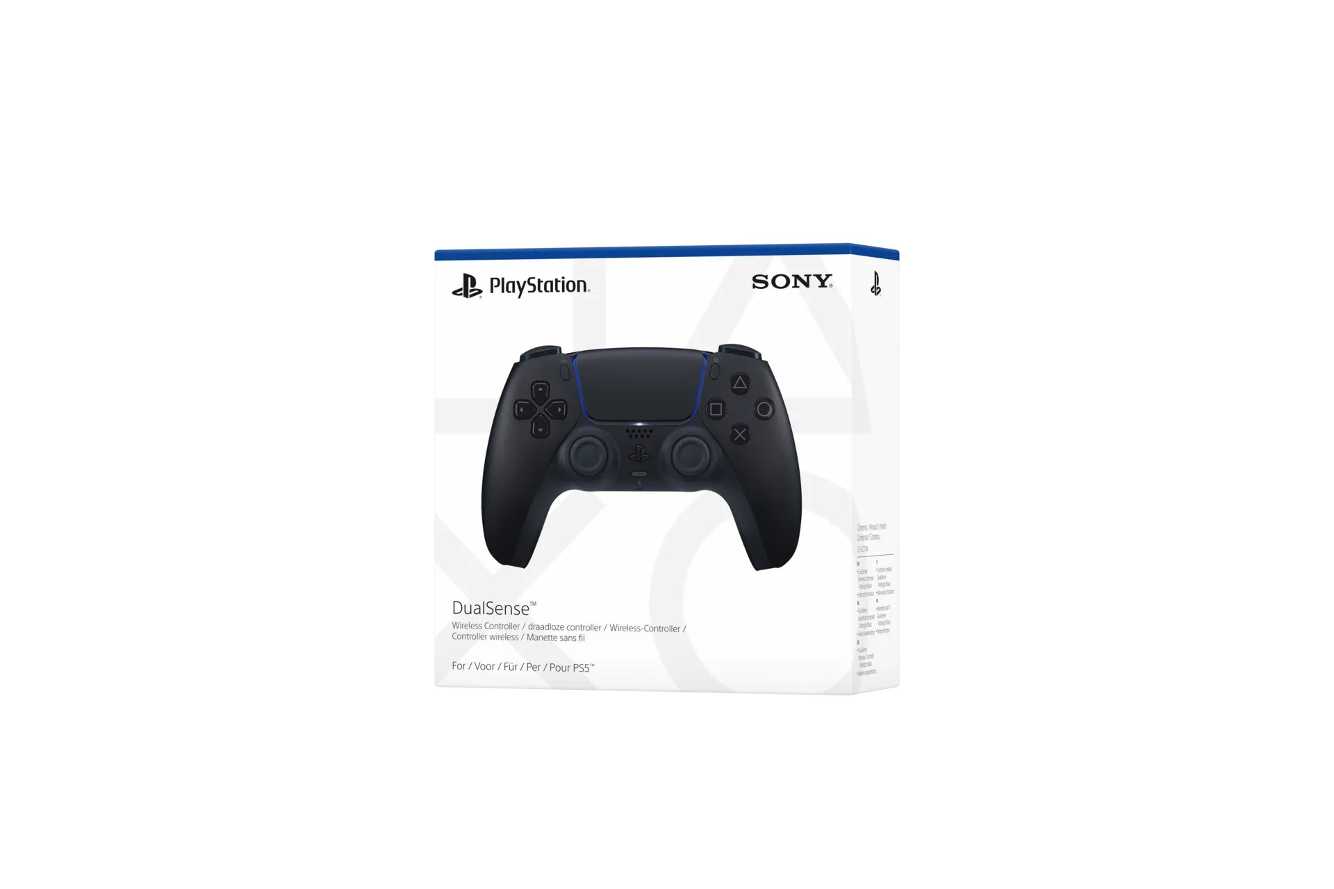 Sony PS5 peliohjain DualSense Midnight Black - 1