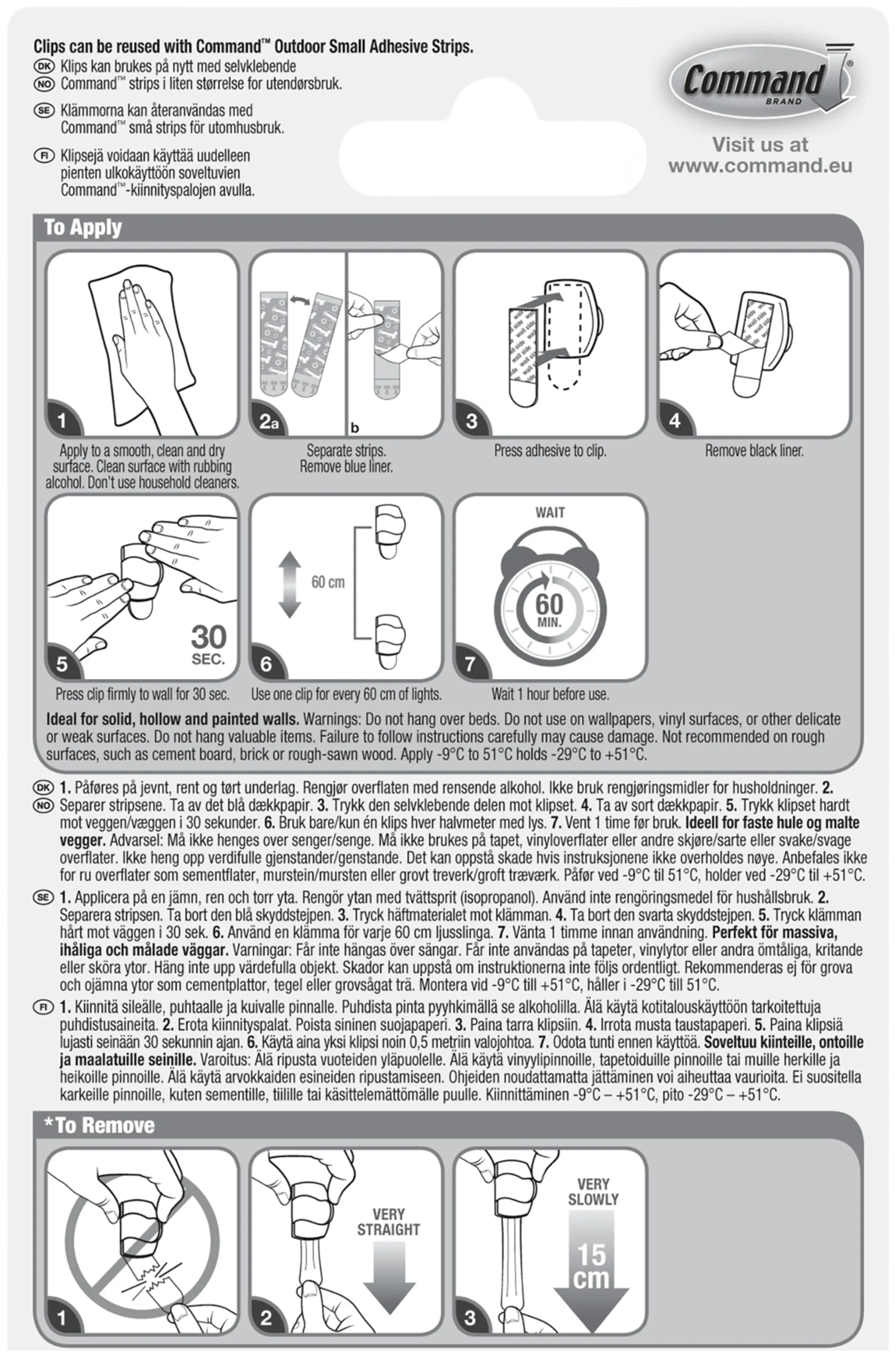 Command™ ulkovalopidikkeet - 7