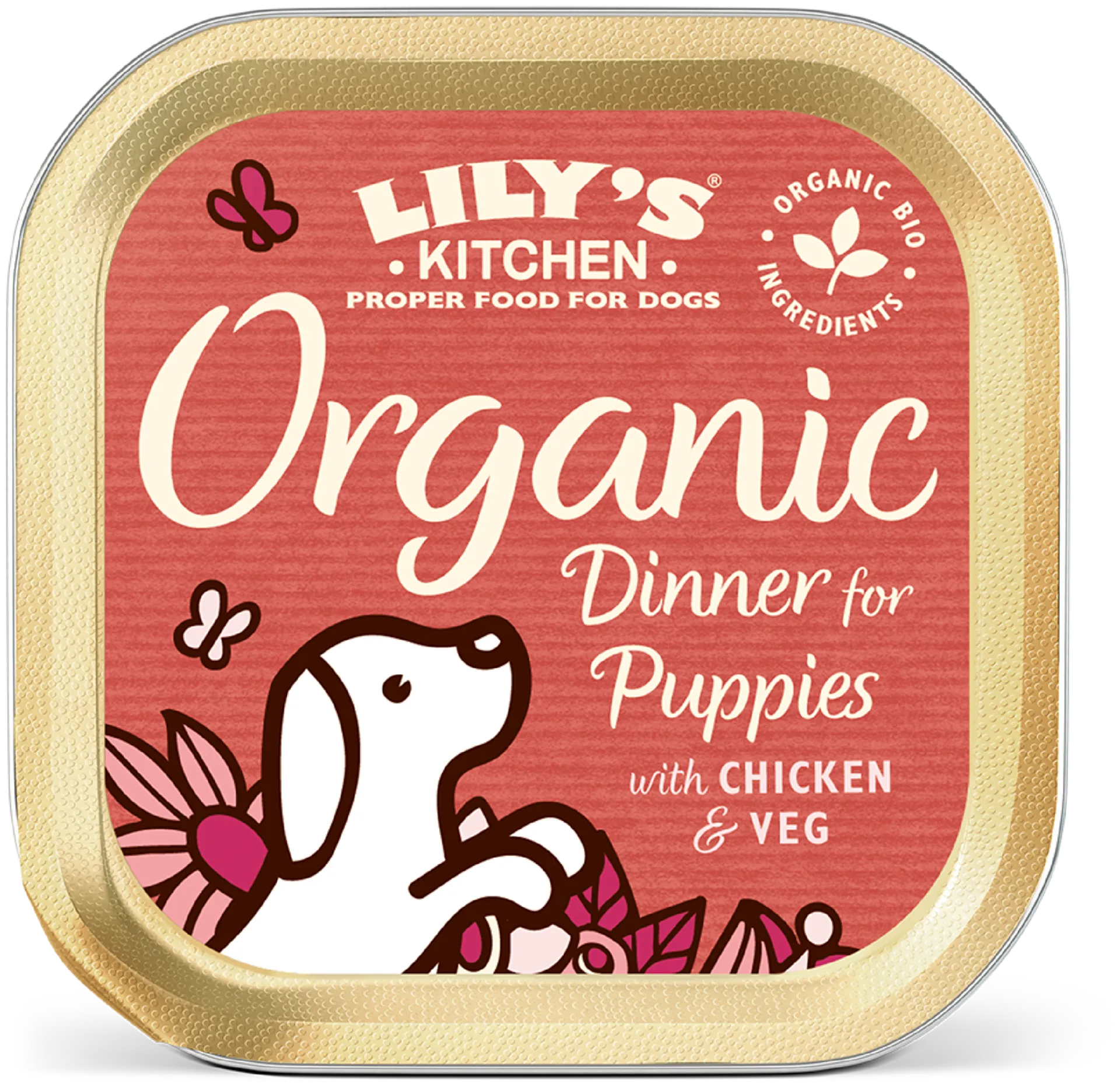 Lily's Kitchen 150g Organic Dinner for Puppies luomukoiranruoka