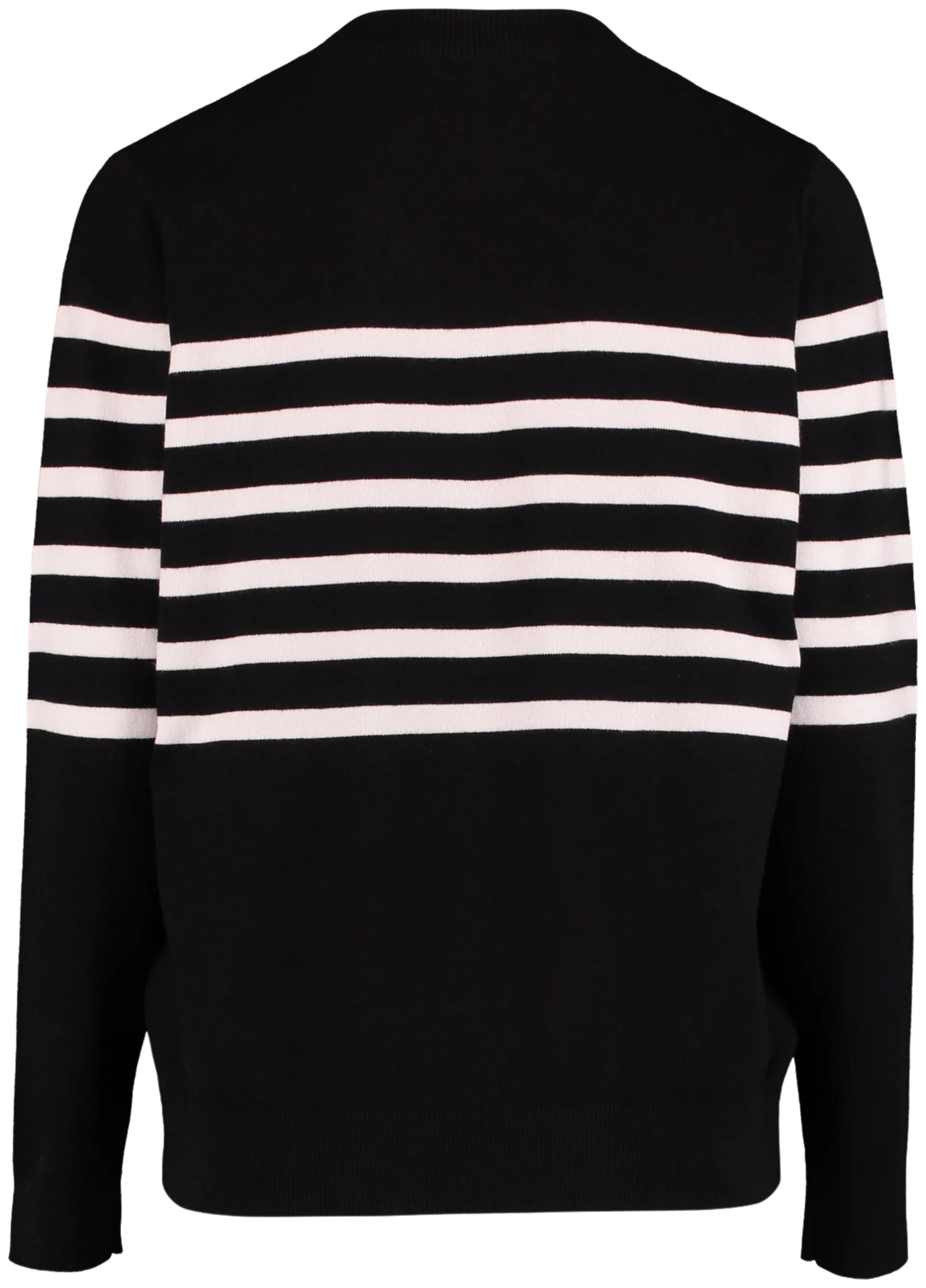 Zabaione naisten neule Palina HS-PR251-0160-1 - black offwhite stripes - 3