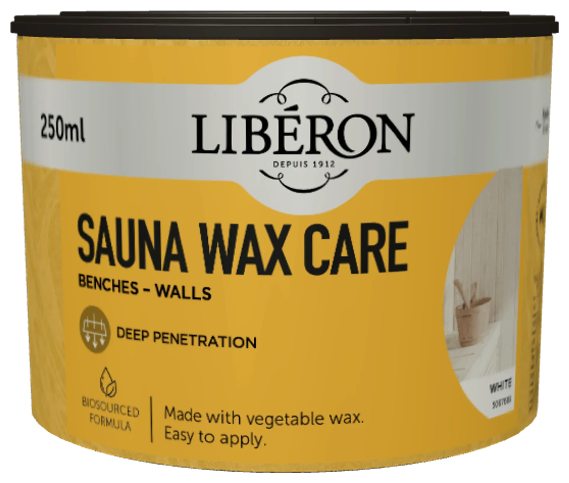 Liberon saunavaha 250 ml White Matt - 1