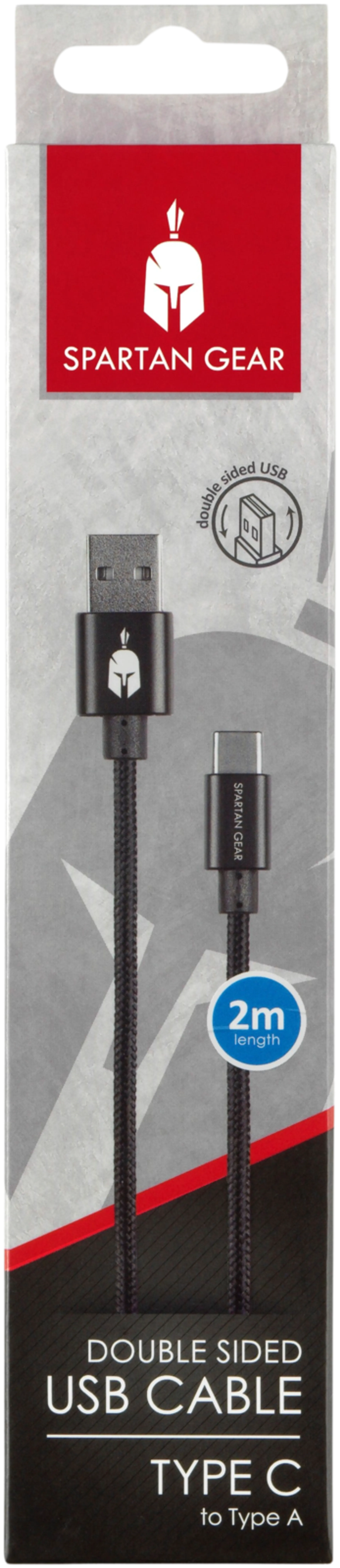Spartan Gear USB-latausjohto PlayStation 5 USB-TypeC, 2 metriä