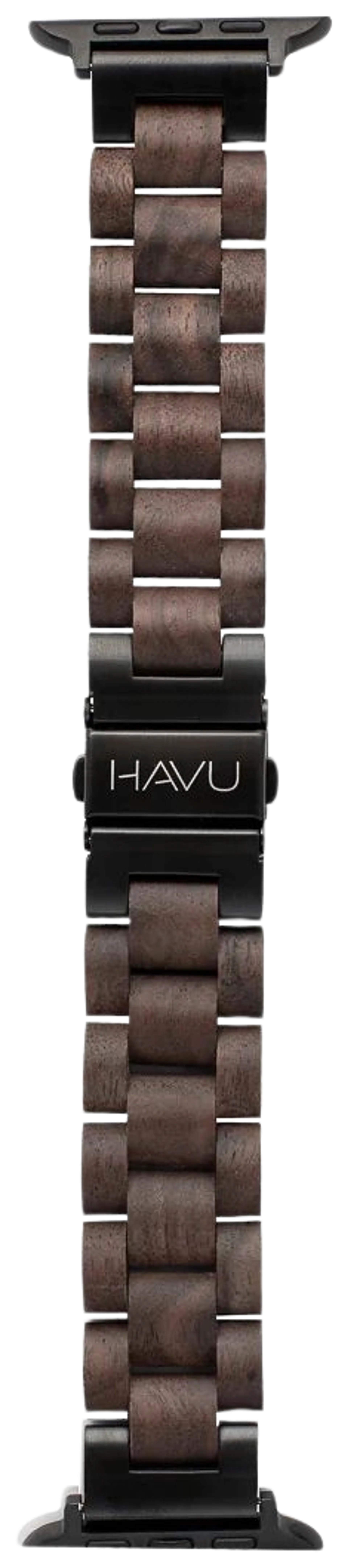 Havu Apple Watch -ranneke, pähkinäpuu (42/44/45/49 mm) - 1