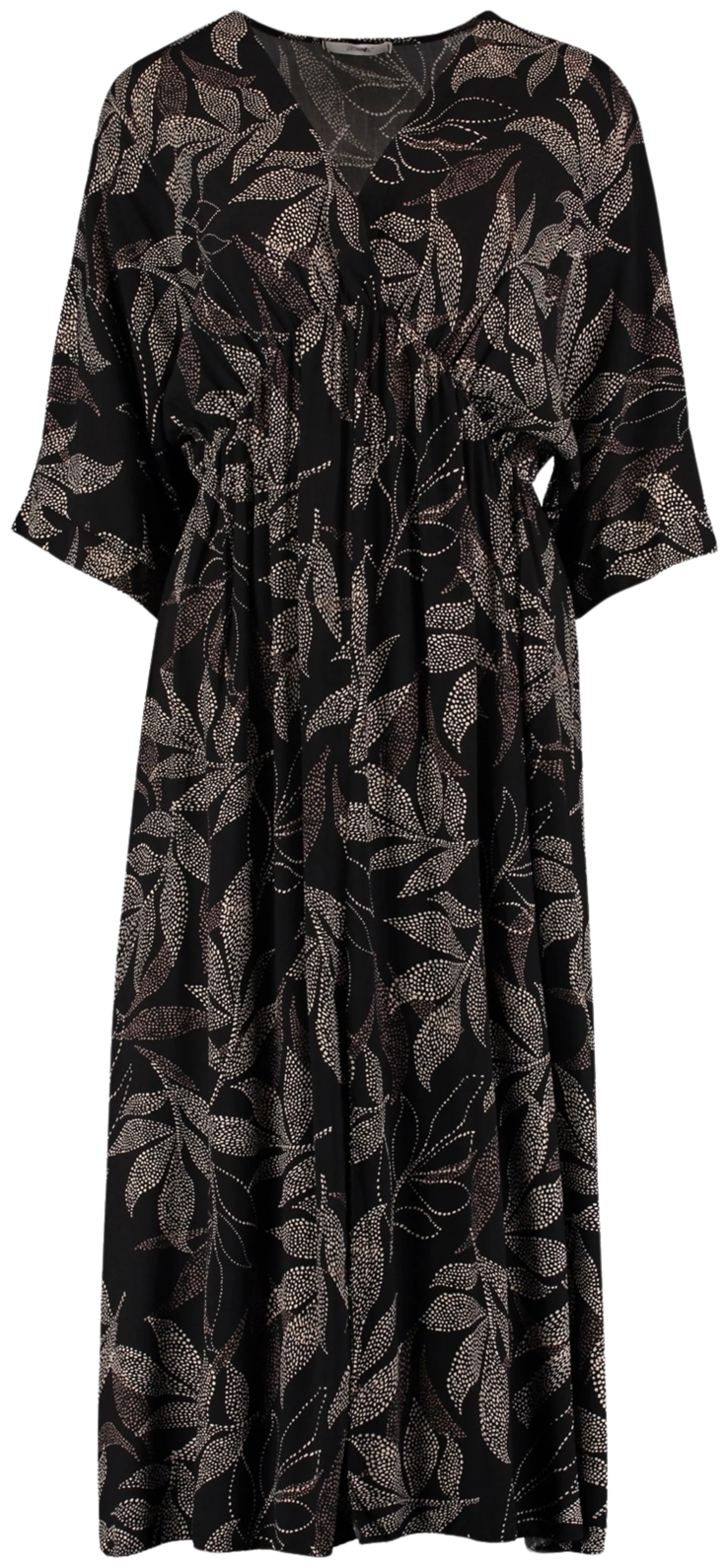 Hailys naisten mekko Liu DF-5217-1 - 6916 black leaf - 1