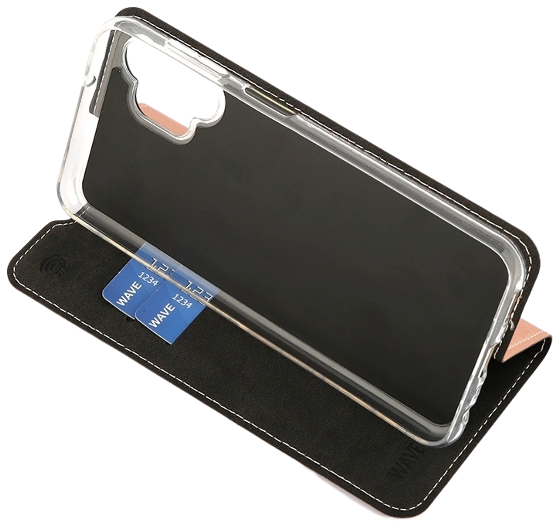 Wave Book Case, Samsung Galaxy A13 4G, Ruusukulta - 5