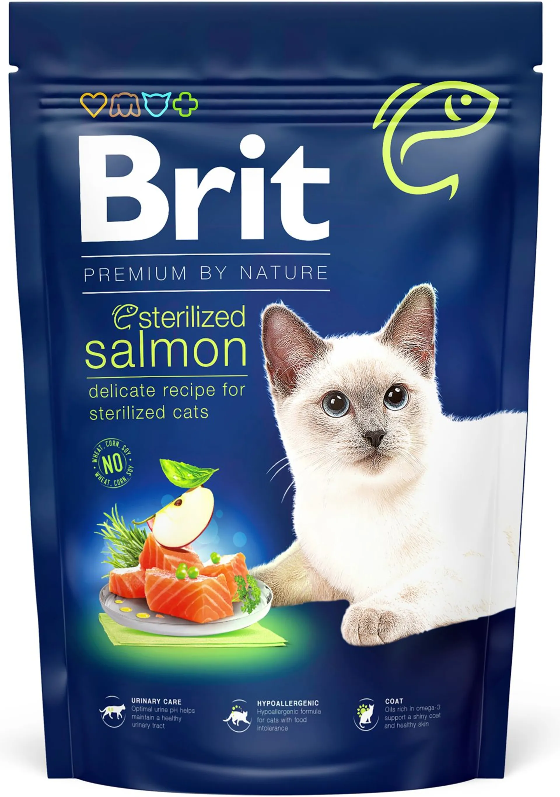 Brit Premium by Nature Lohta steriloiduille kissoille 300 g