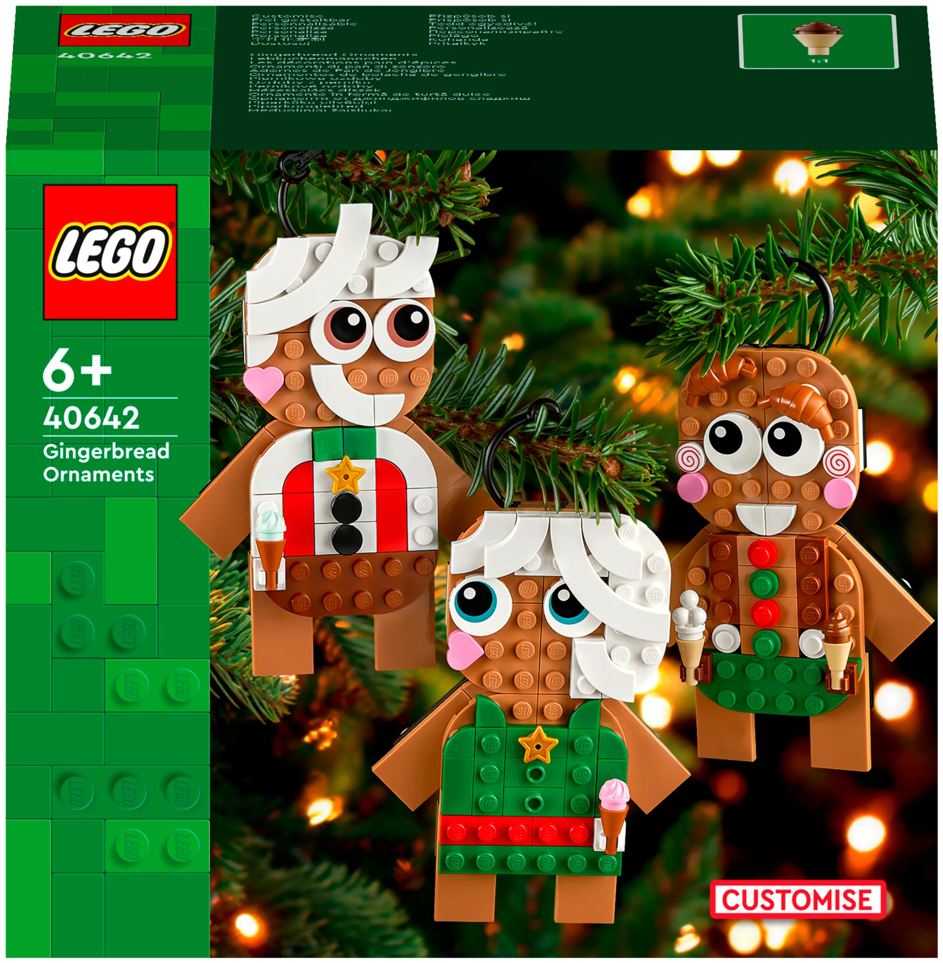 LEGO® Piparkakkukoristeet sisustusesine 40642 - 2