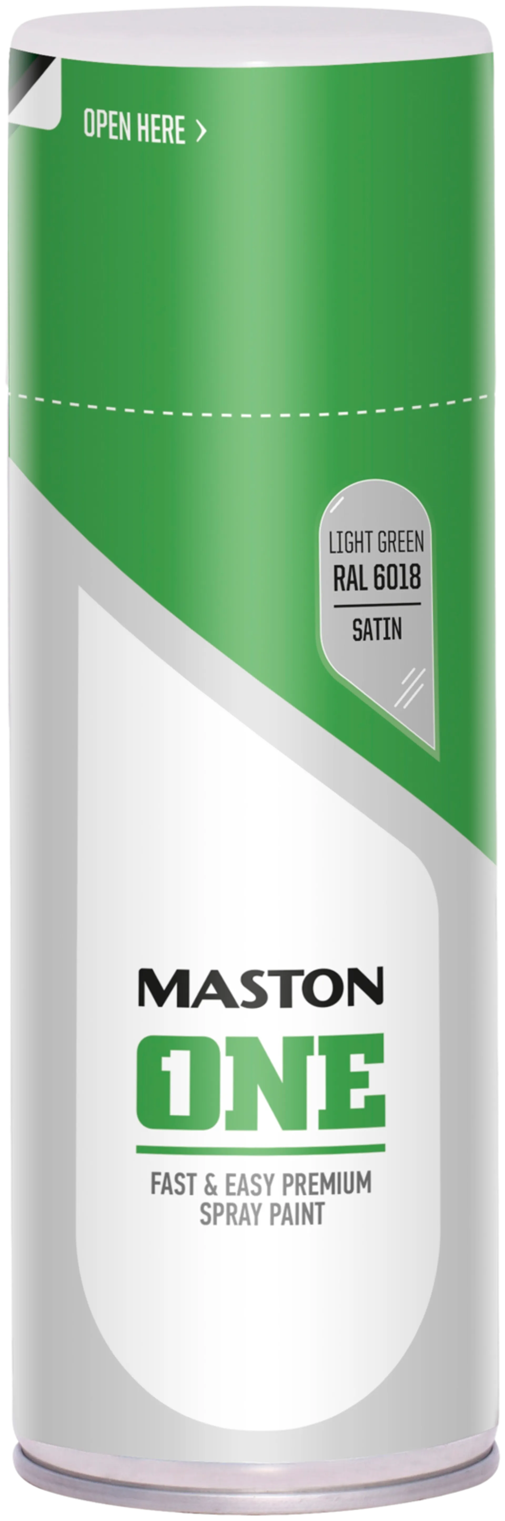 Maston ONE Spraymaali Satiini Vaaleanvihreä RAL6018