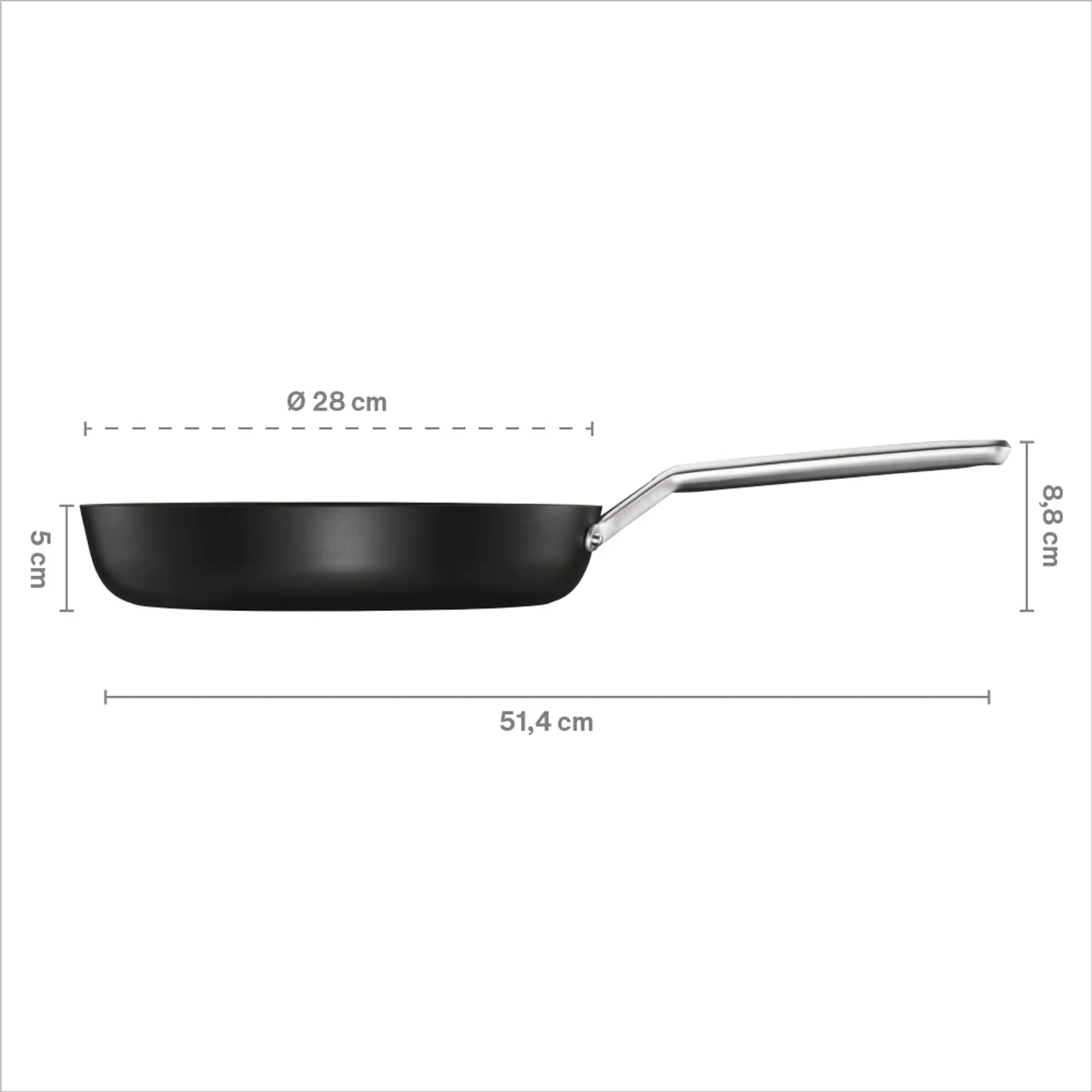 Fiskars Taiten paistinpannu 28 cm - 9