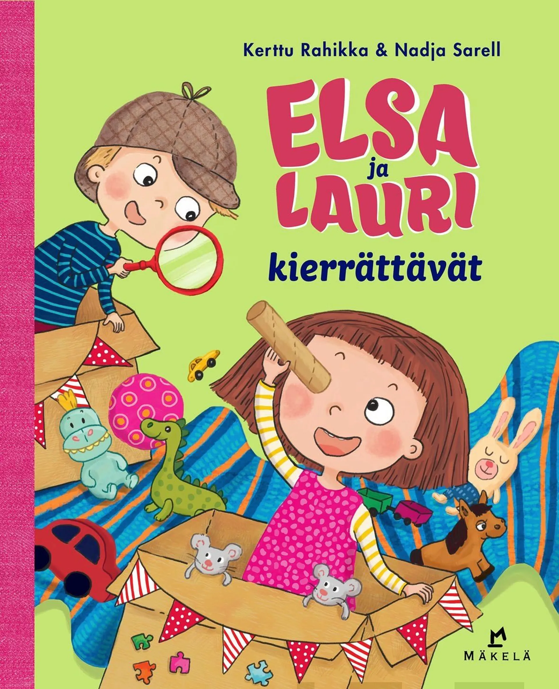 Rahikka , Elsa ja Lauri kierrättävät