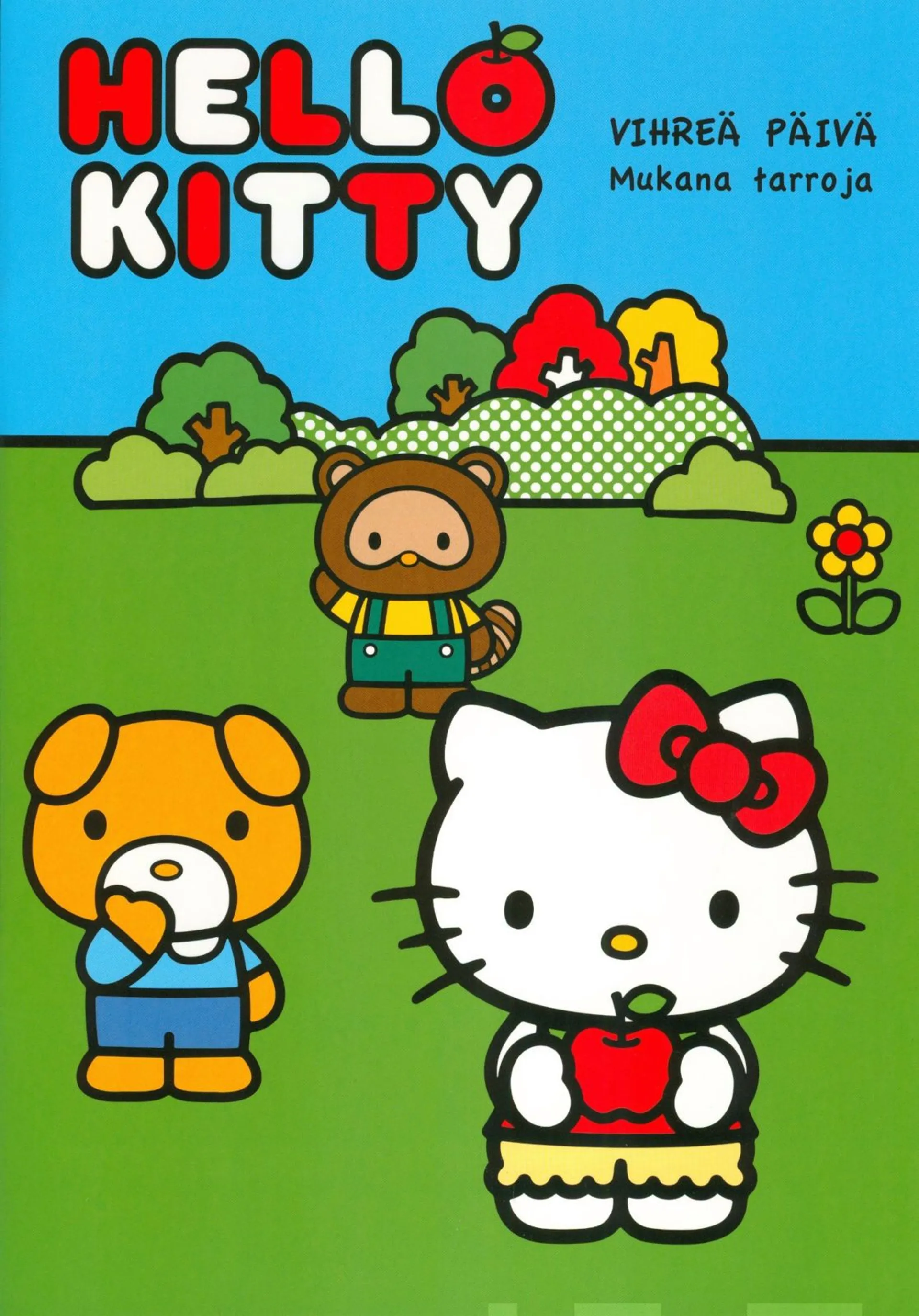 Hello Kitty puuhakirja tarroilla