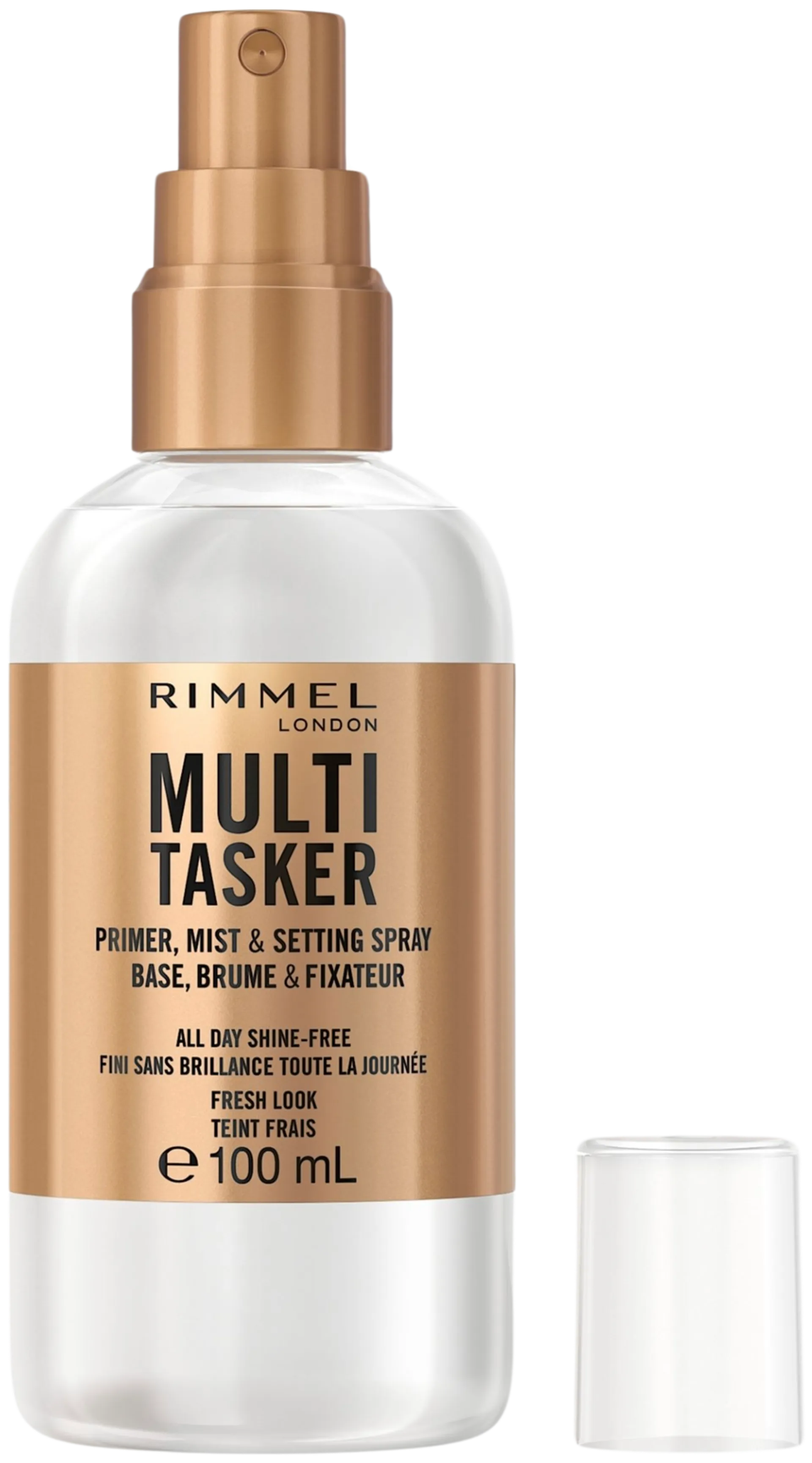 Rimmel Multi-Tasker Primer, Mist & Setting Spray 100 ml meikin pohjustus ja kiinnityssuihke - 1