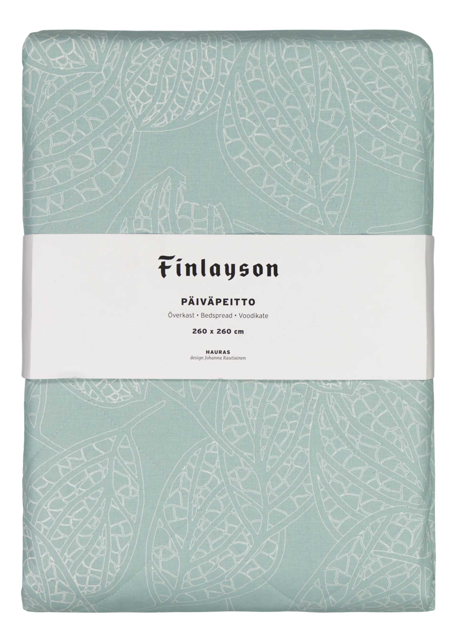 Finlayson päiväpeitto Hauras 260x260 cm aqua - 2