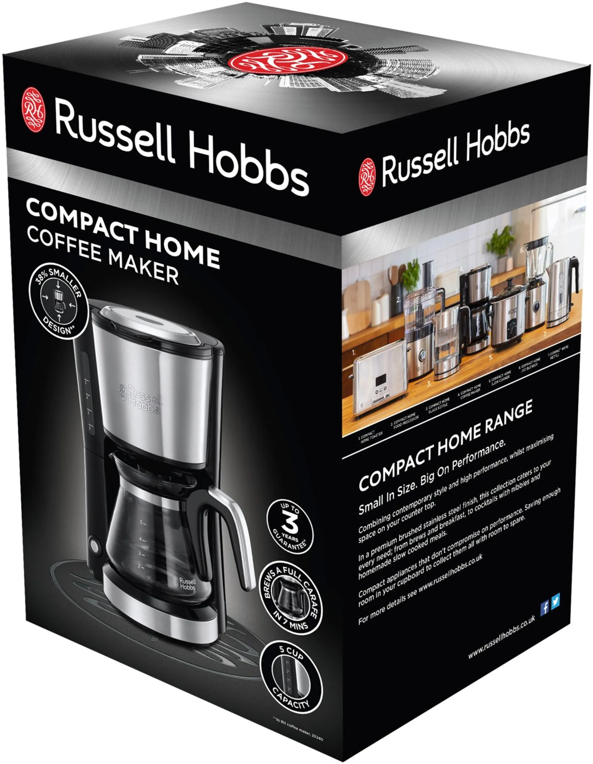 Russell Hobbs Compact Home kahvinkeitin - 2