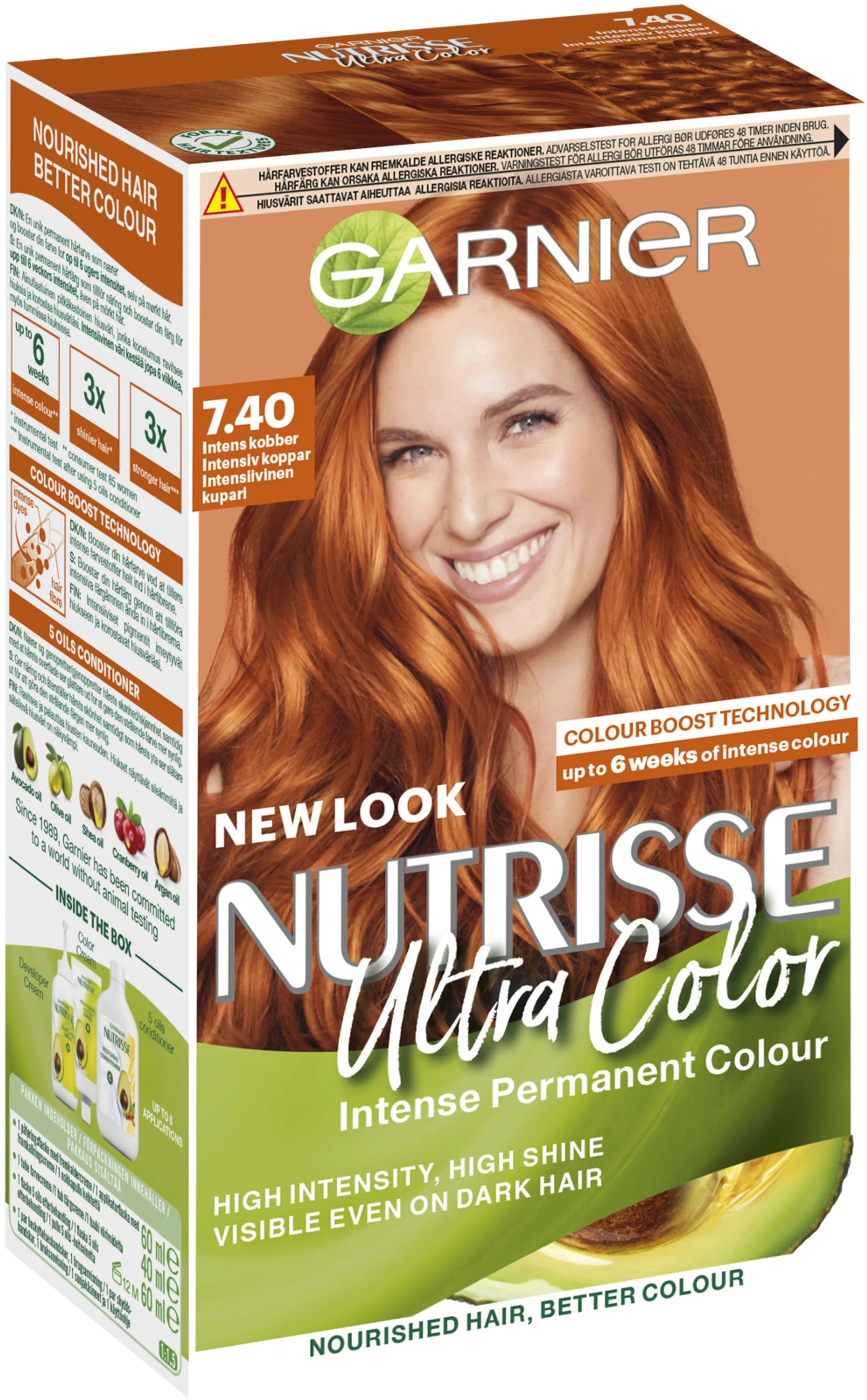 Garnier Nutrisse Ultra Color 7.4 Intensiivinen kupari kestoväri 1kpl