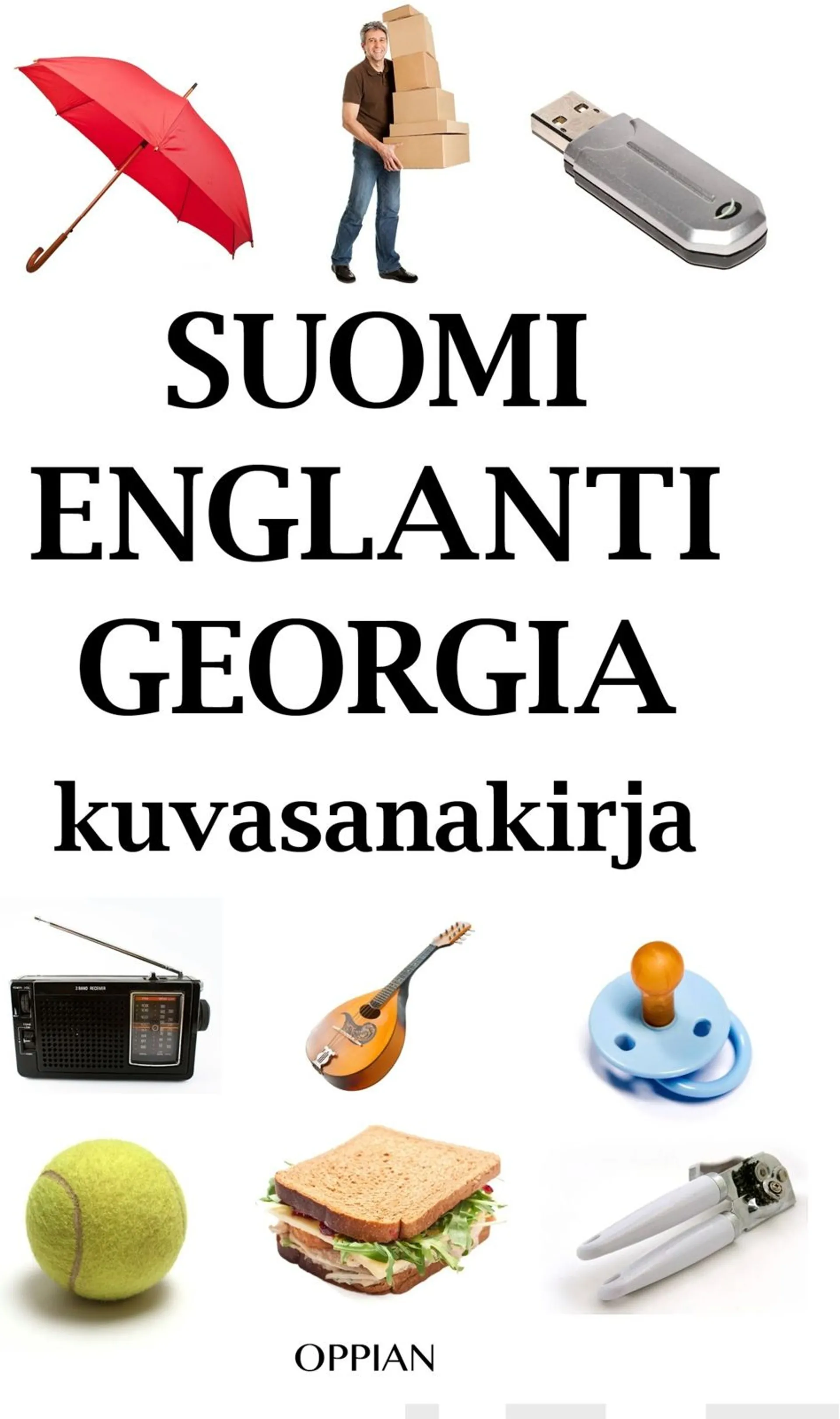Kilpi, Suomi-englanti-georgia kuvasanakirja