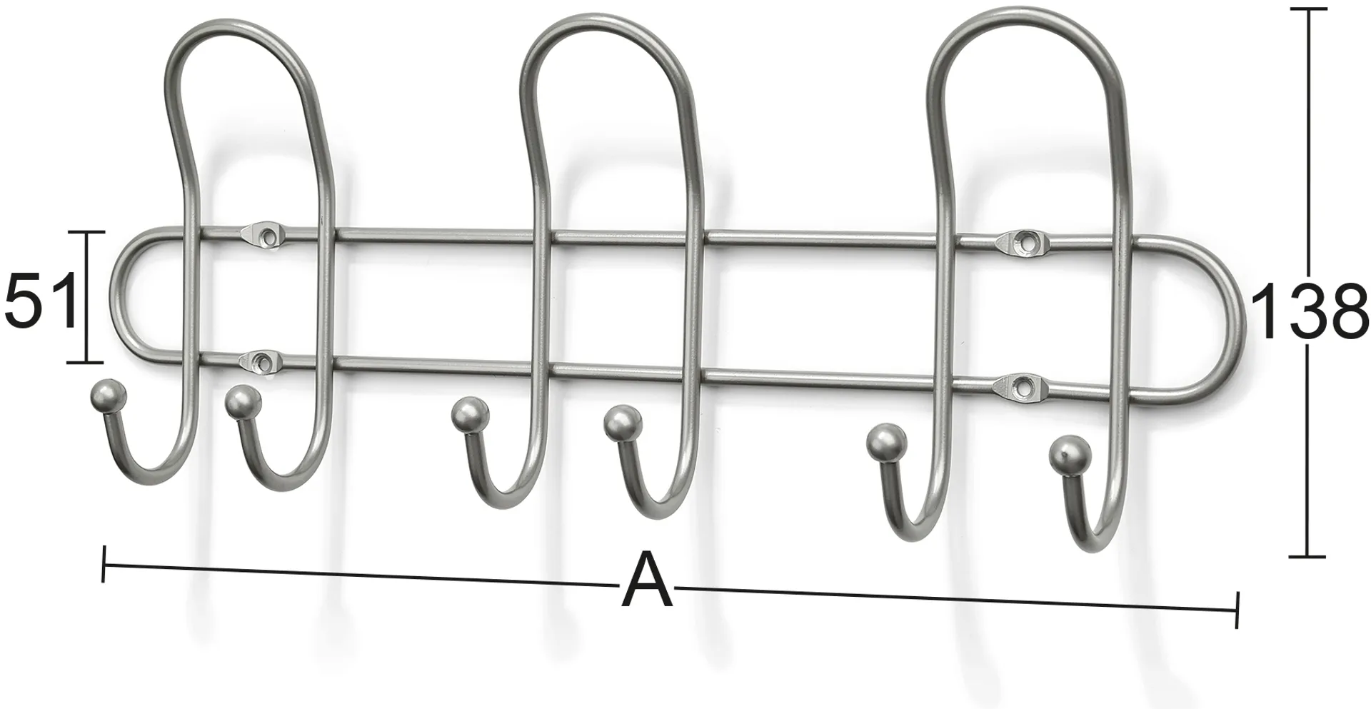 Habo Koukkulista Trendline 3x2 13742 harmaa - 1