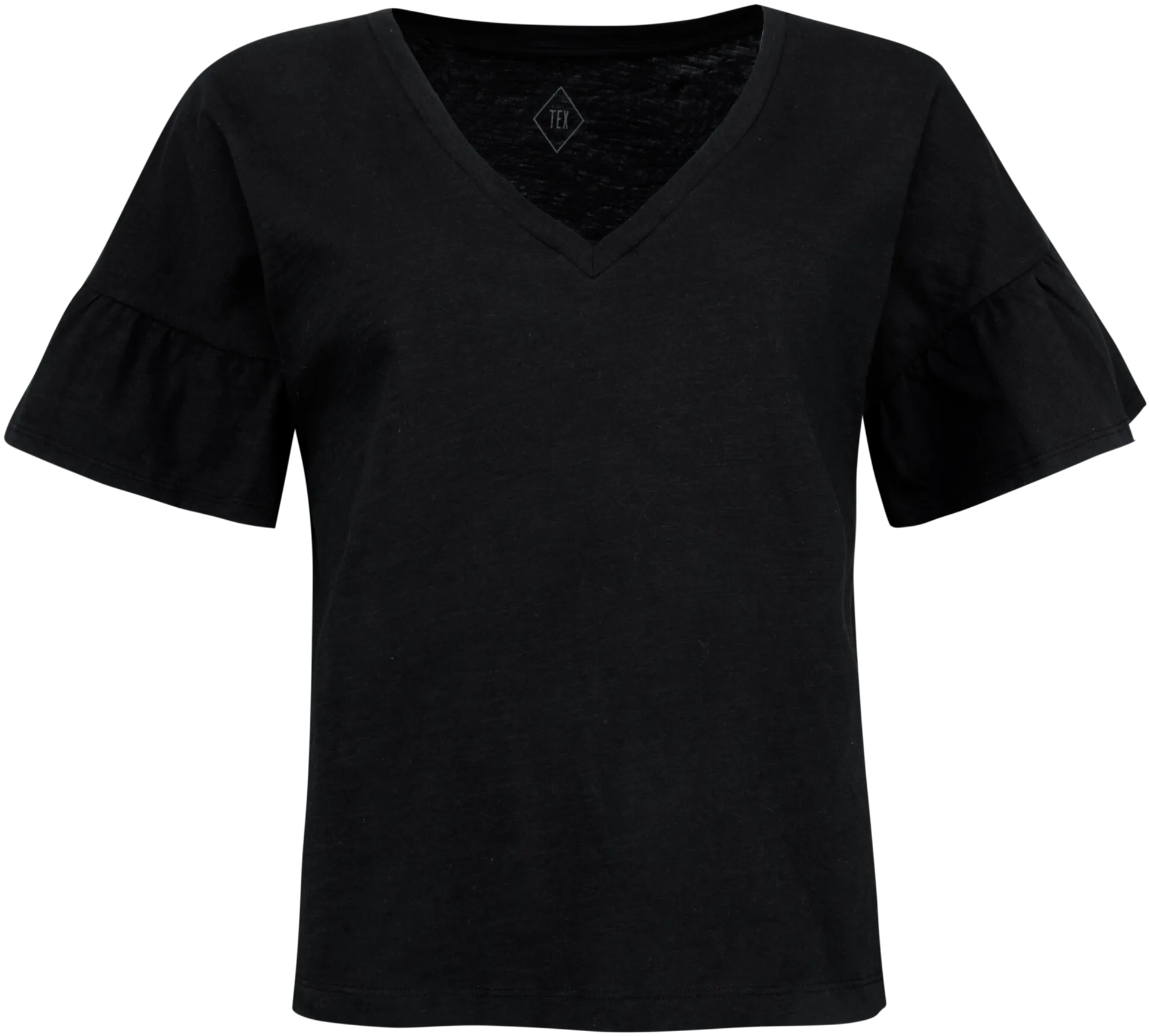 TEX naisten t-paita I964123 - BLACK 1 - 1