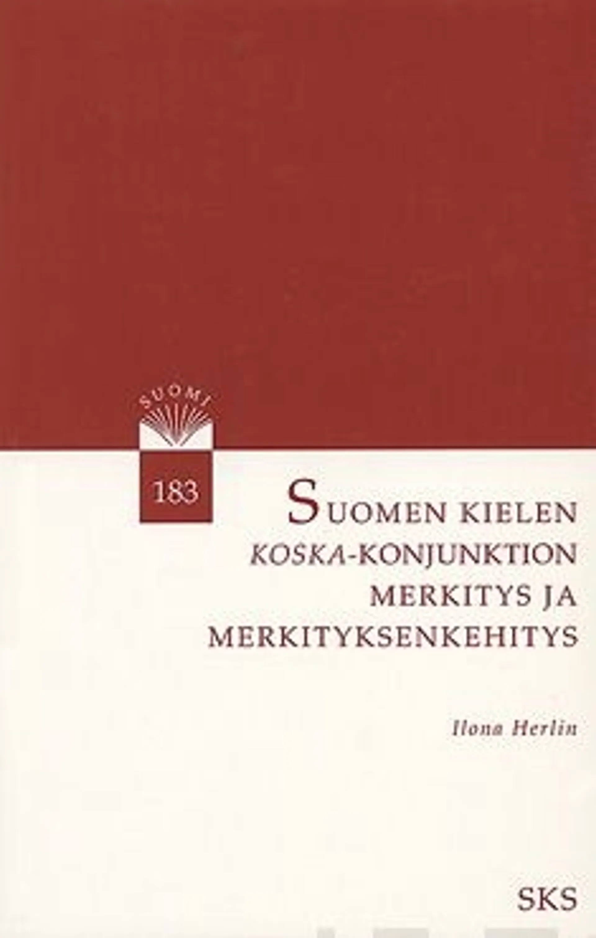 Herlin, Suomen kielen koska-konjunktion merkitys ja merkityksenkehitys