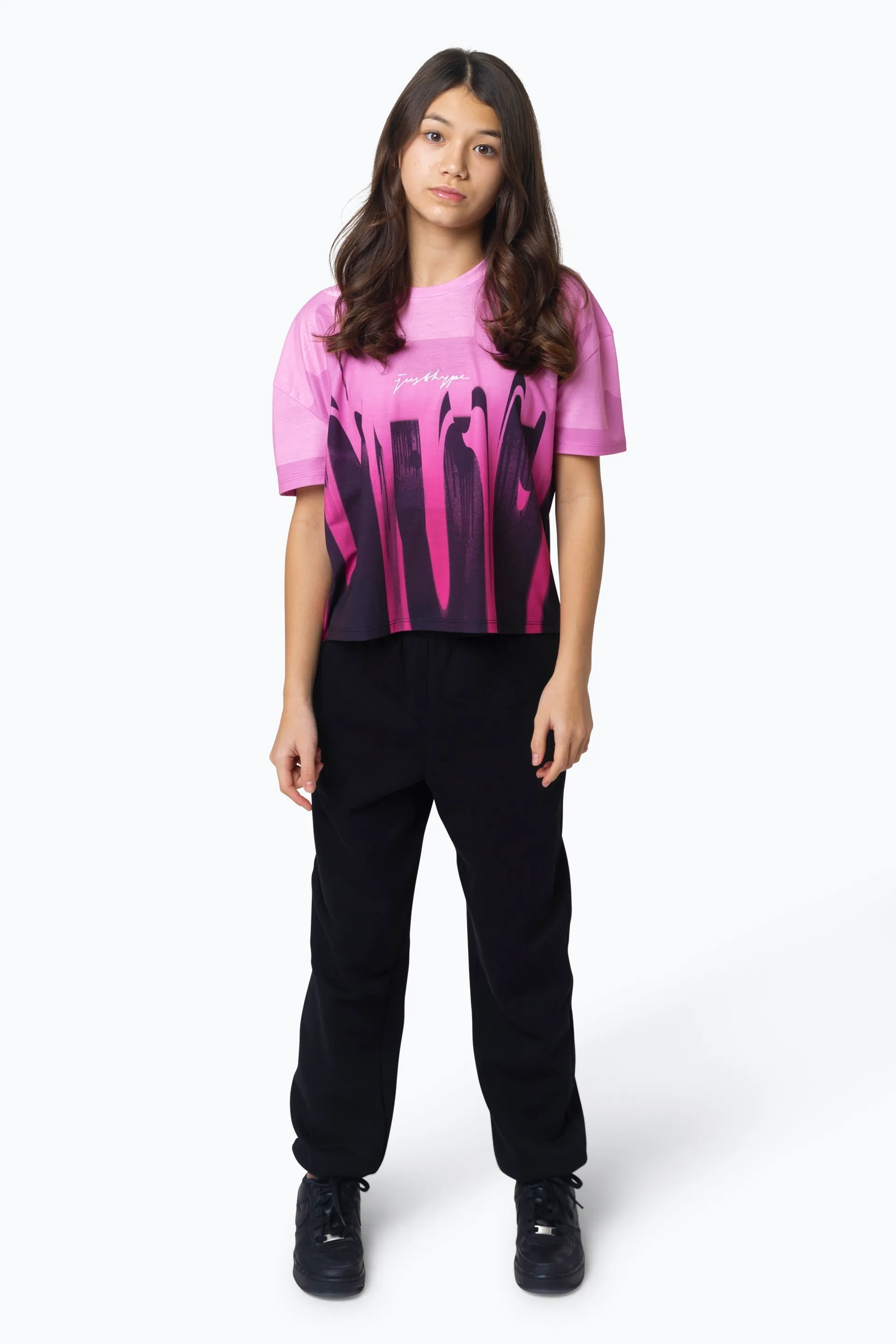 Hype nuorten t-paita Drip - pink - 4