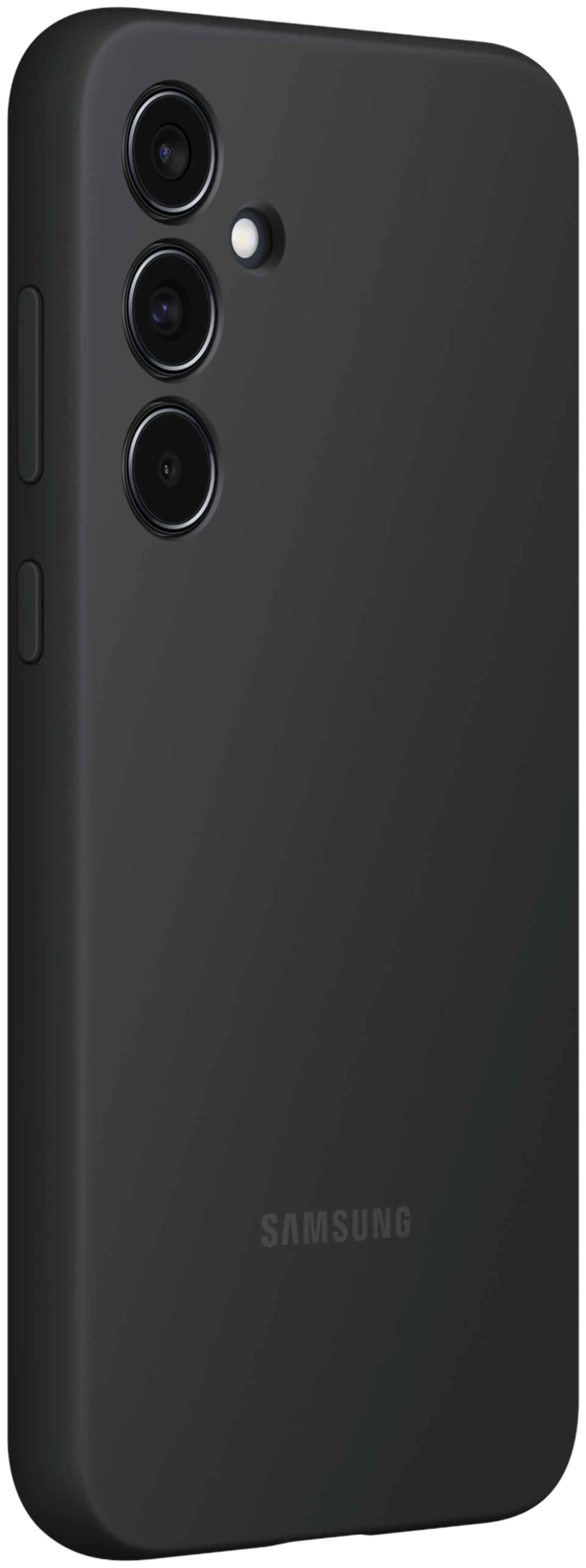 Samsung Galaxy A35 silicone case suojakuori musta - 3