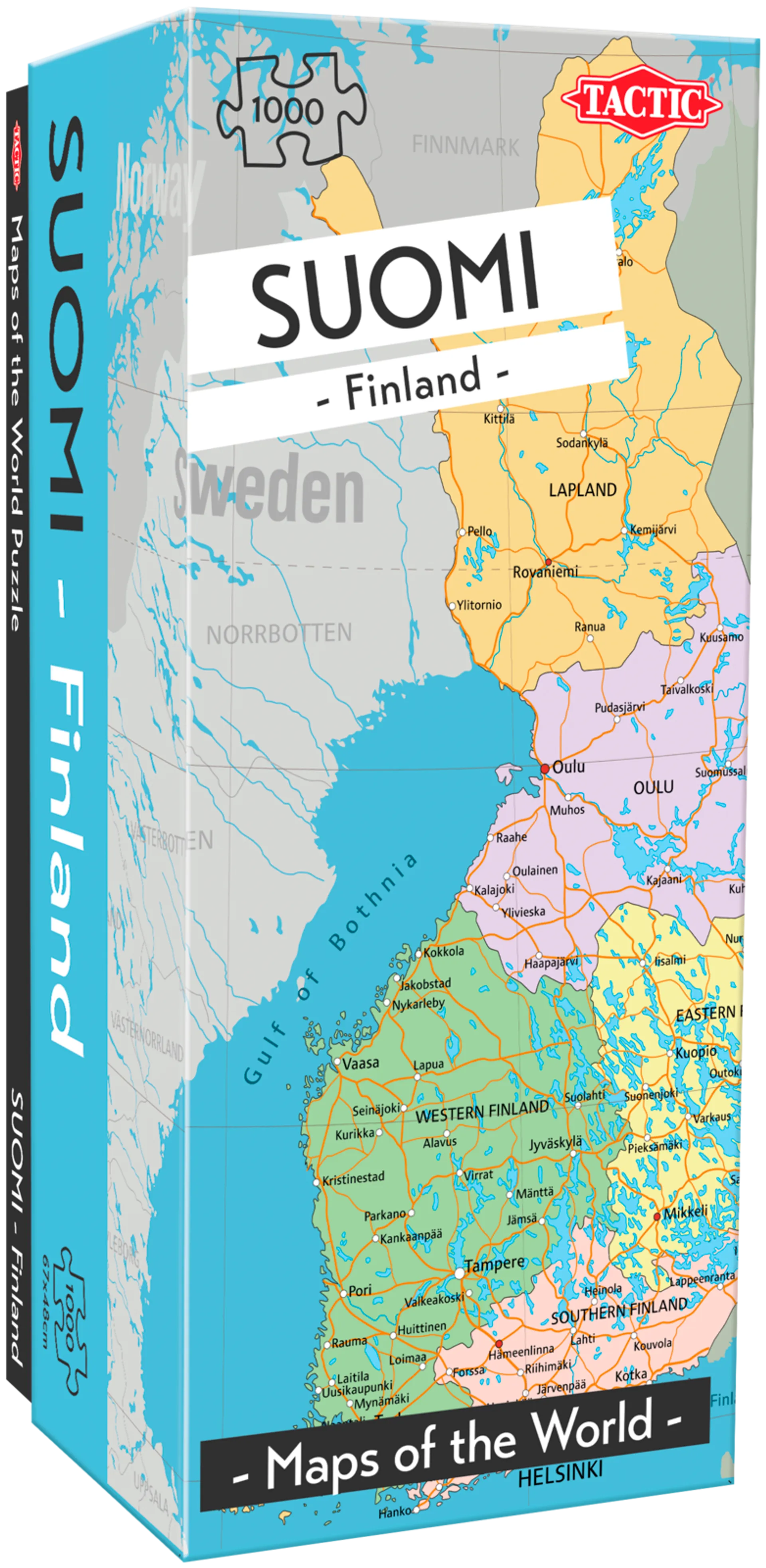 Tactic palapeli Maps of the World Finland 1000 palaa - 1