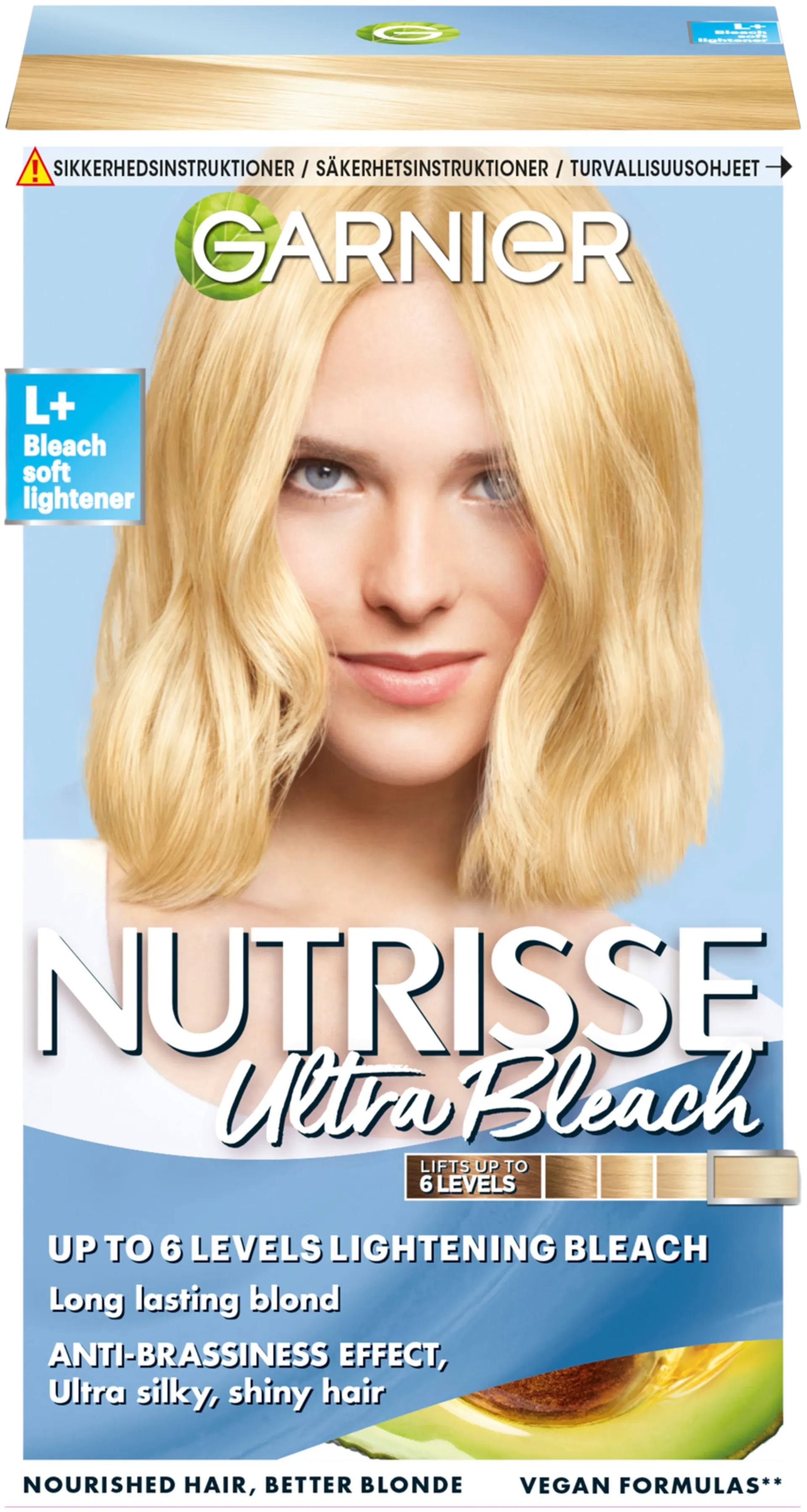 Garnier Nutrisse Ultra Bleach L+ Bleach Soft Lightener värinpoisto 1kpl - 2