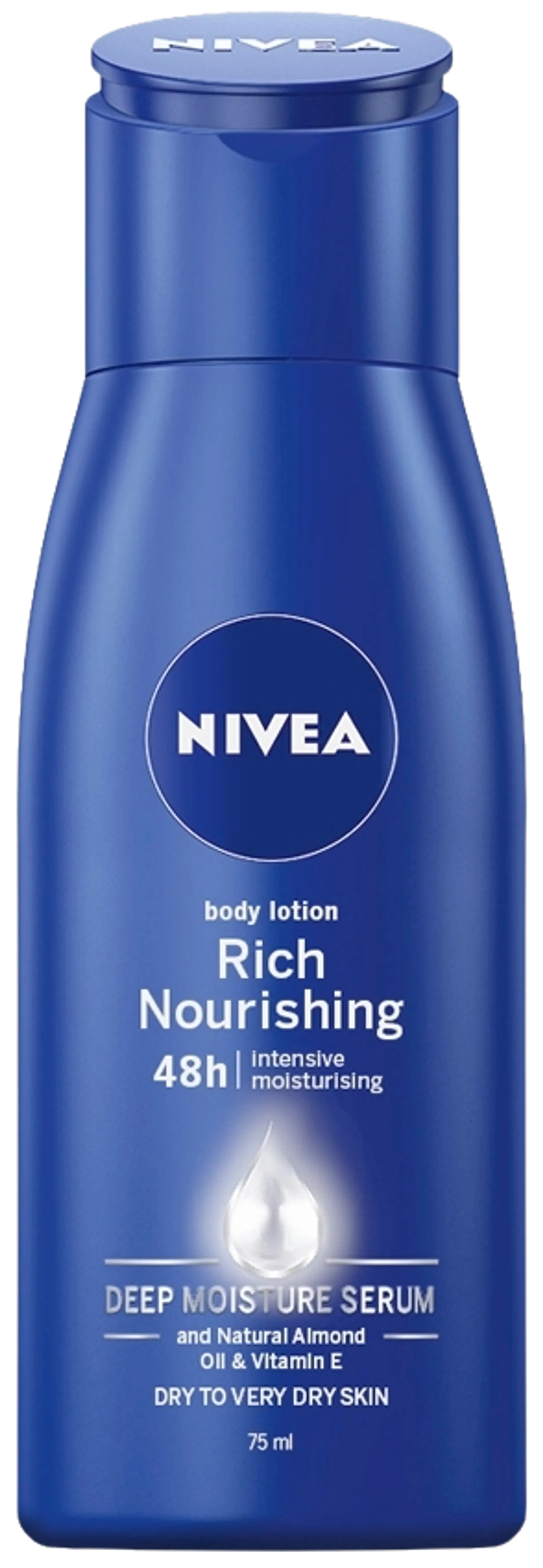 NIVEA 75ml Rich Nourishing Body Milk -vartalovoide