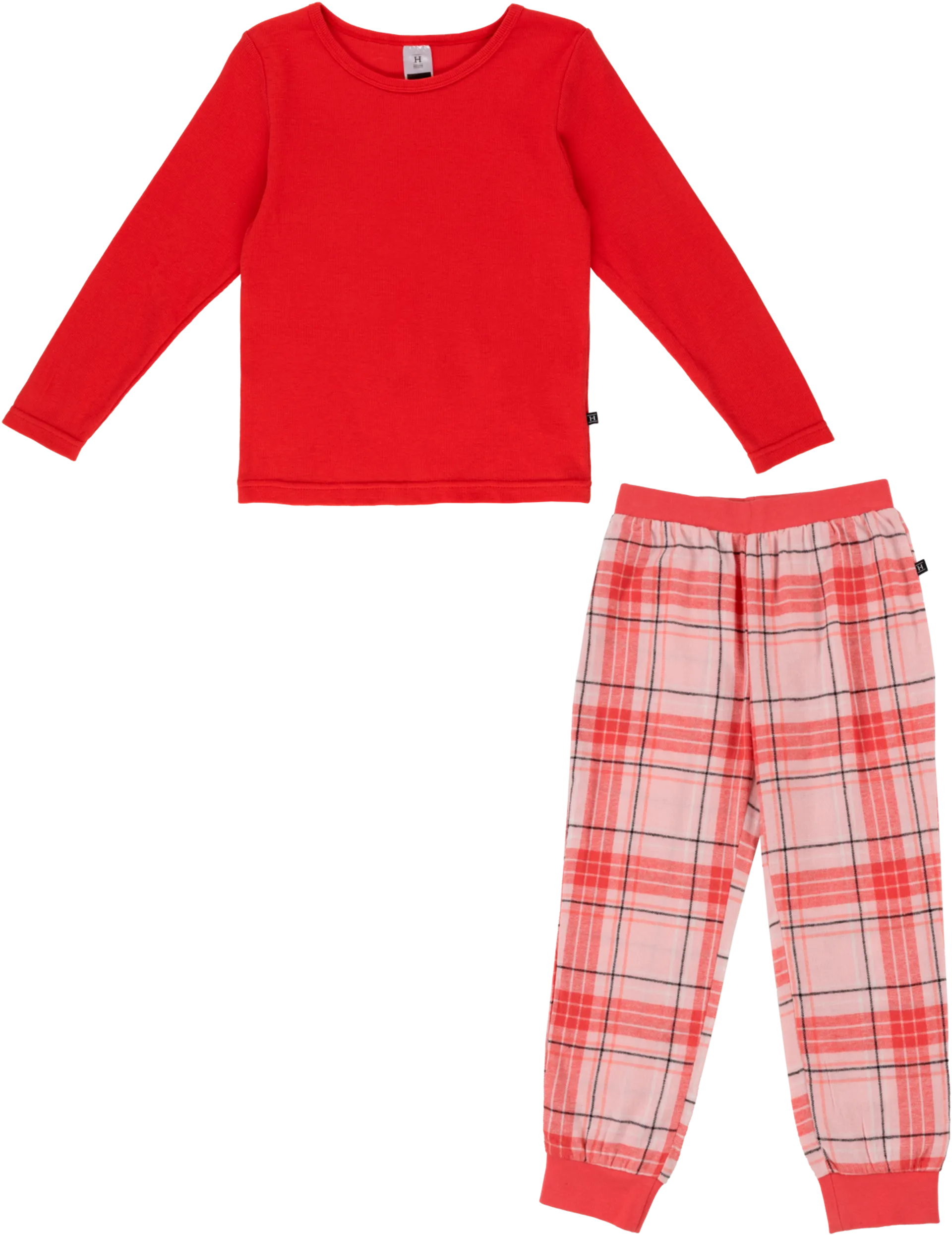 House lasten flanellipyjama 232H382405 - RED - 1