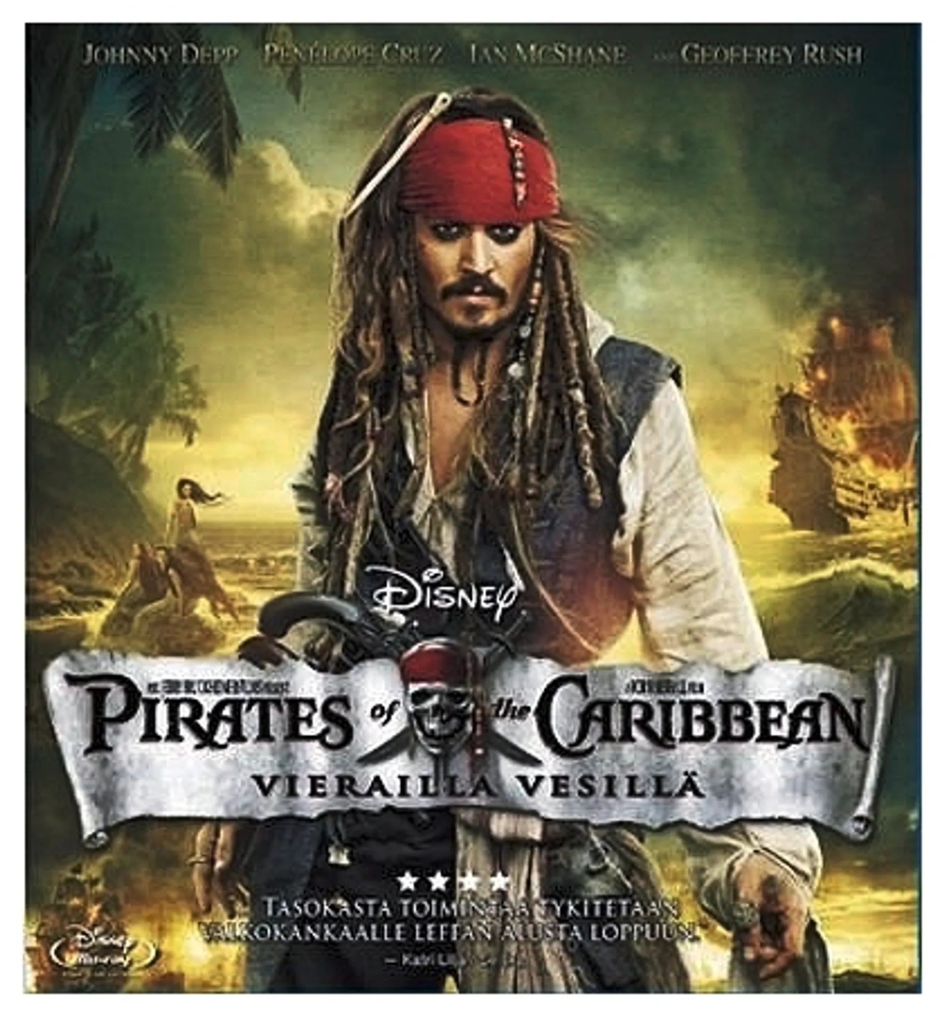 Pirates of the Caribbean 4 - Vierailla vesillä Blu-ray
