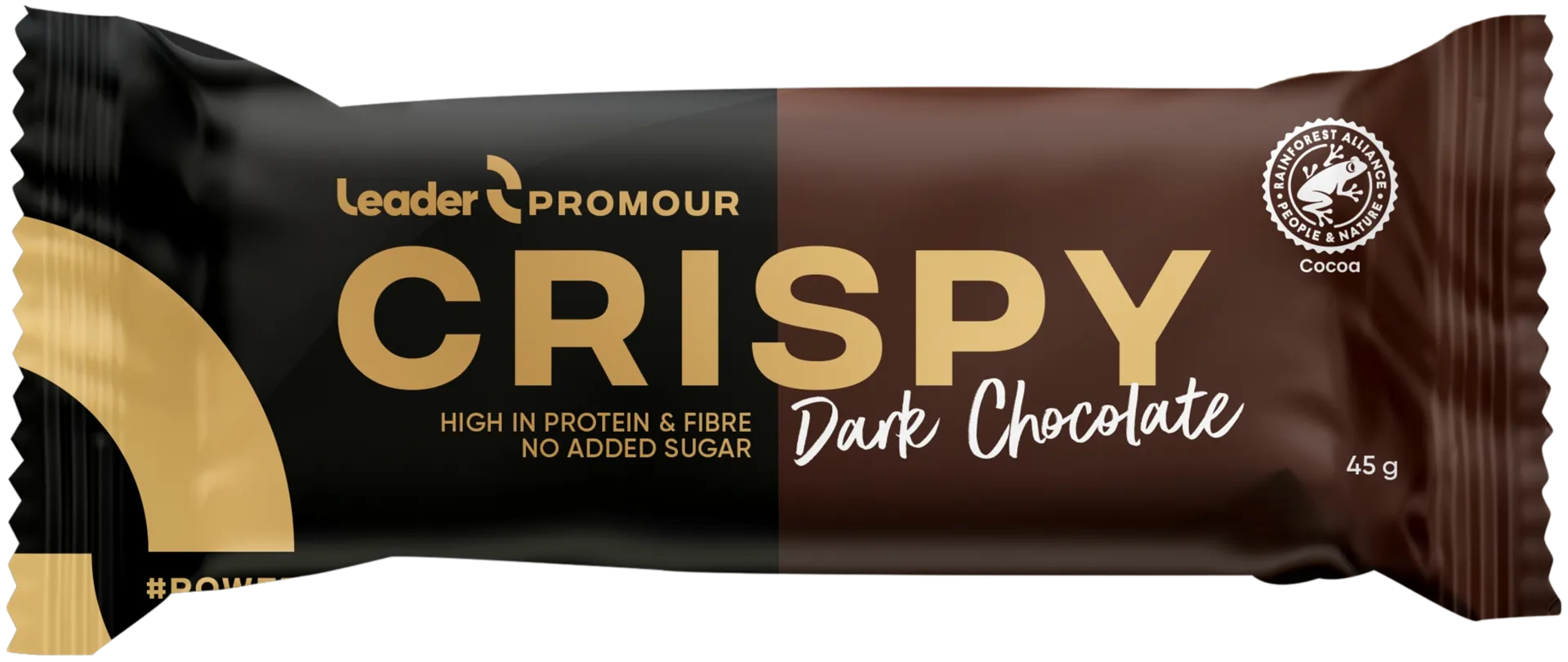 Leader Promour Crispy tumma suklaa proteiinipatukka 45 g