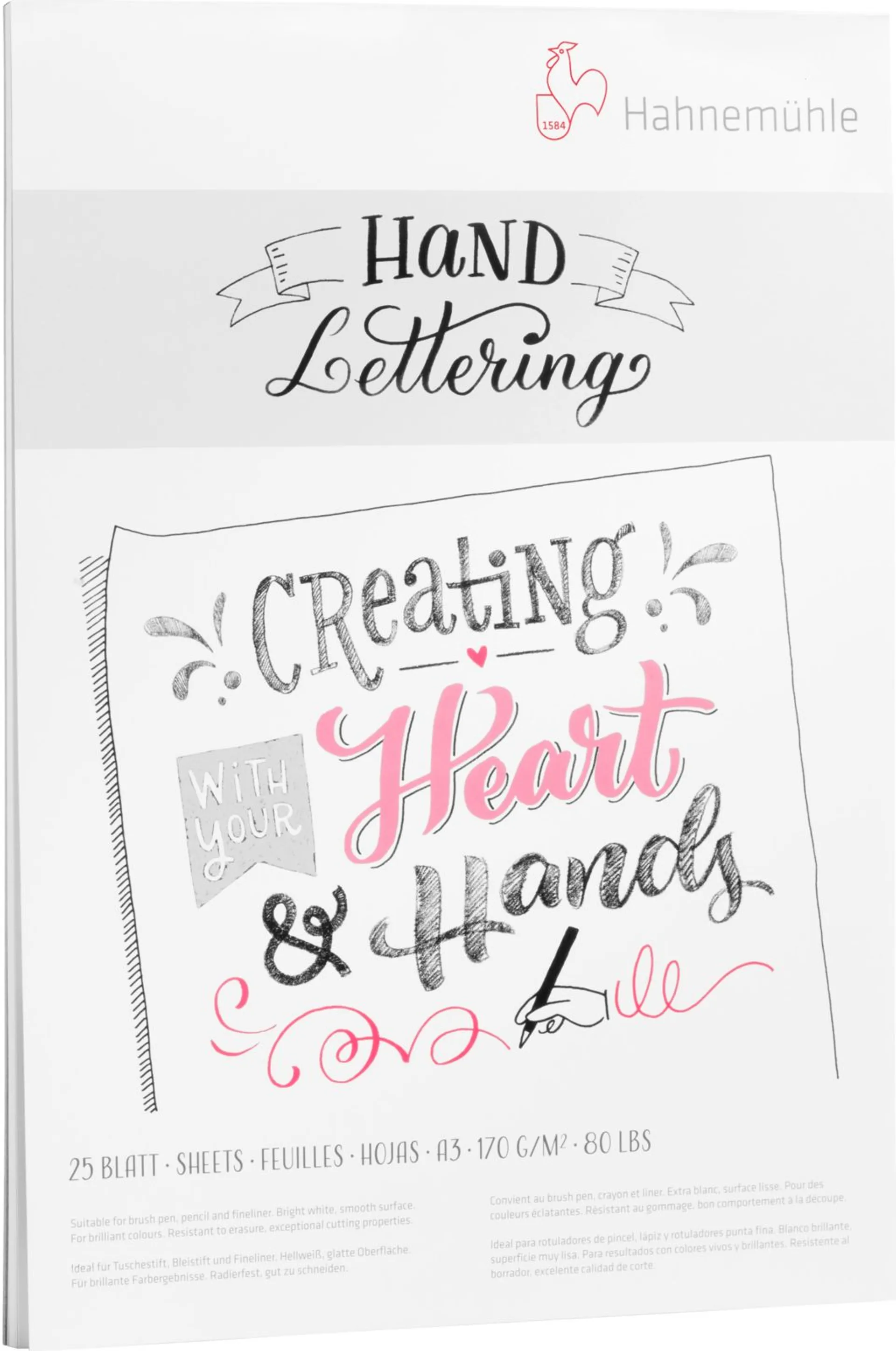 Hahnemühle Hand Lettering lehtiö A4 - 1