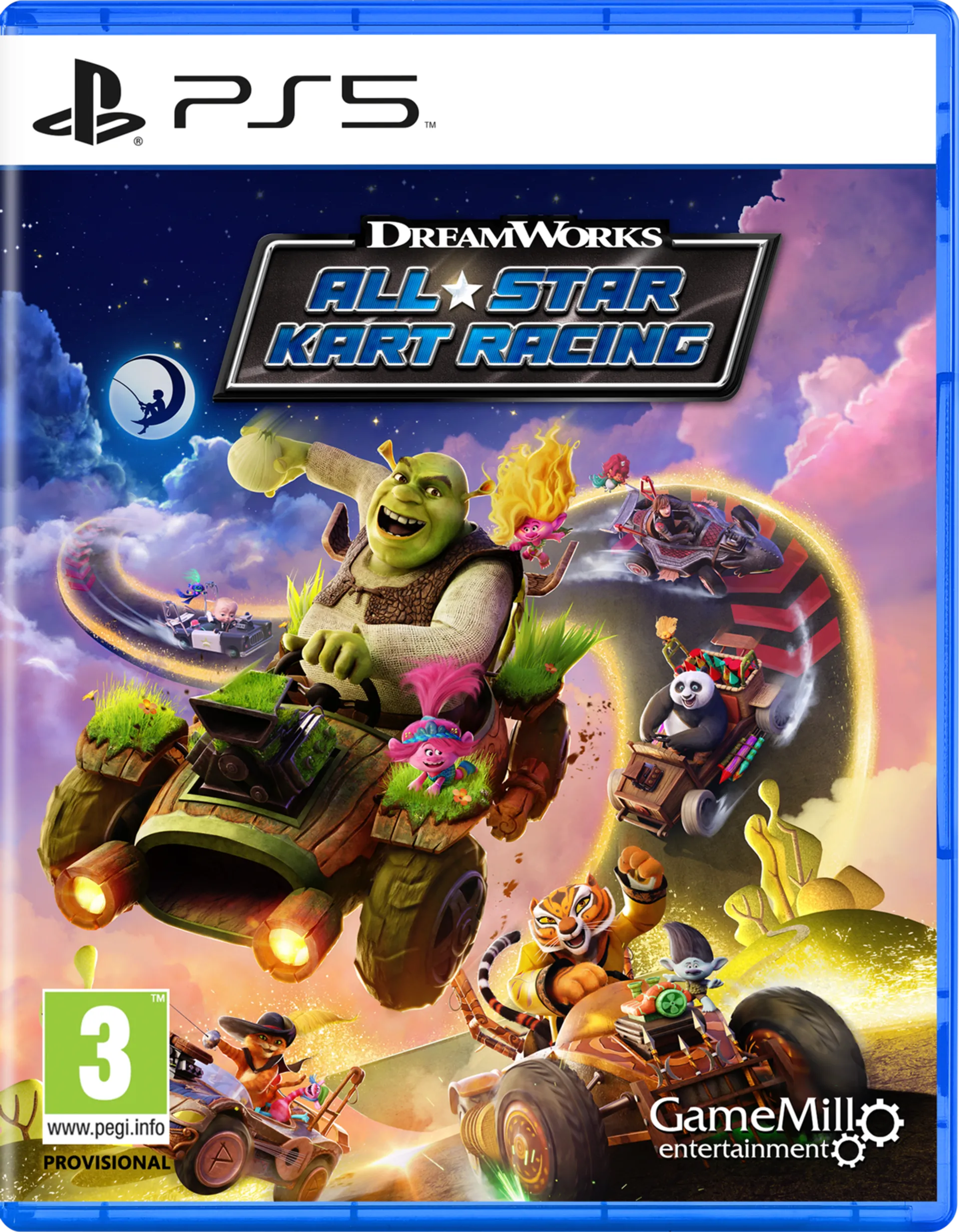 PS5 Dreamworks All-star racing