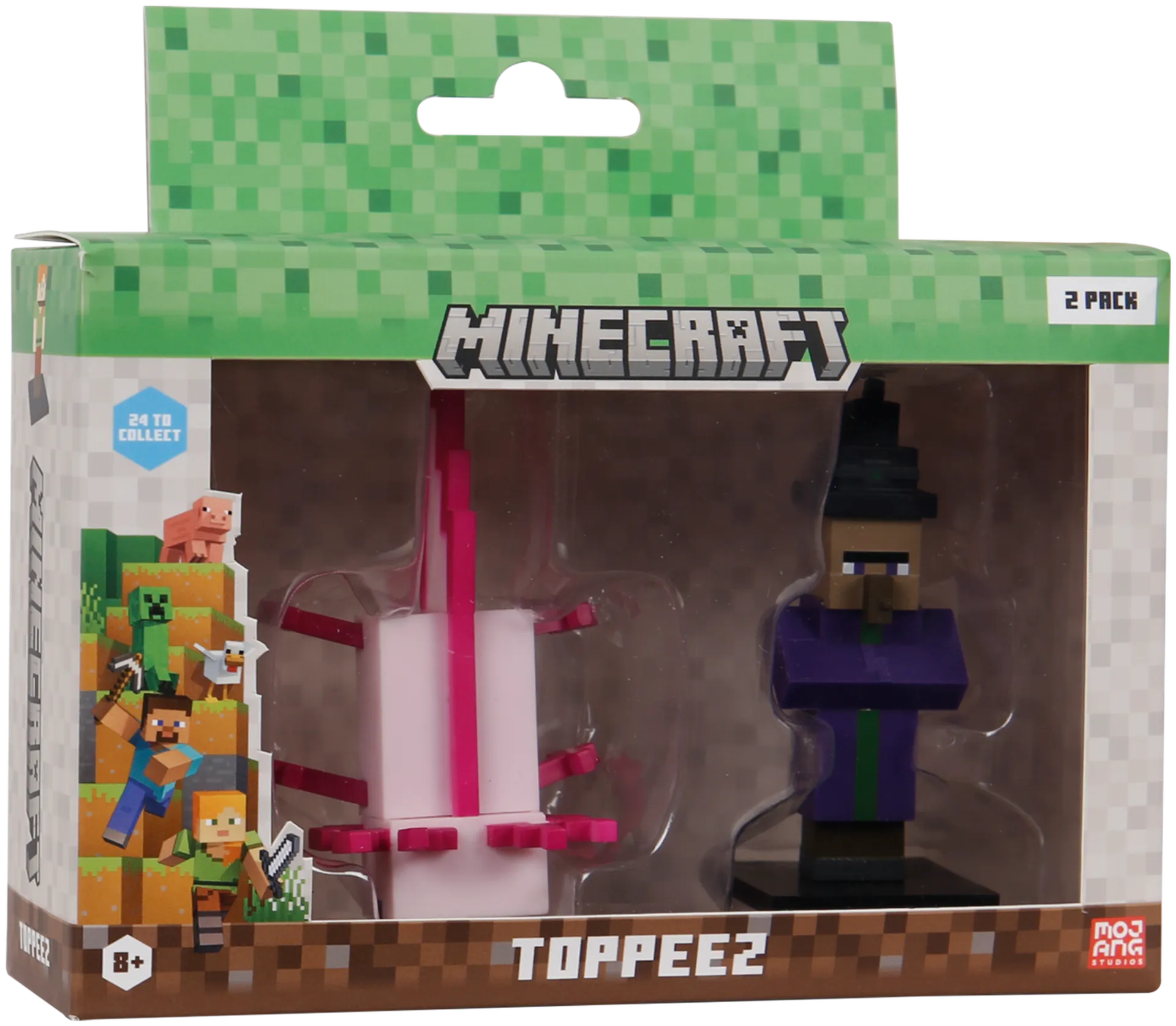 Minecraft hahmo 3D 6 cm 2 kpl - 2