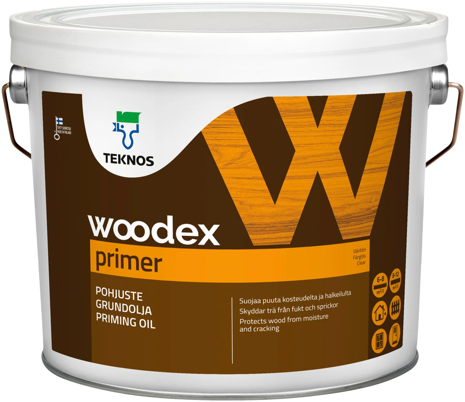 Teknos pohjuste Woodex Primer 3 l väritön