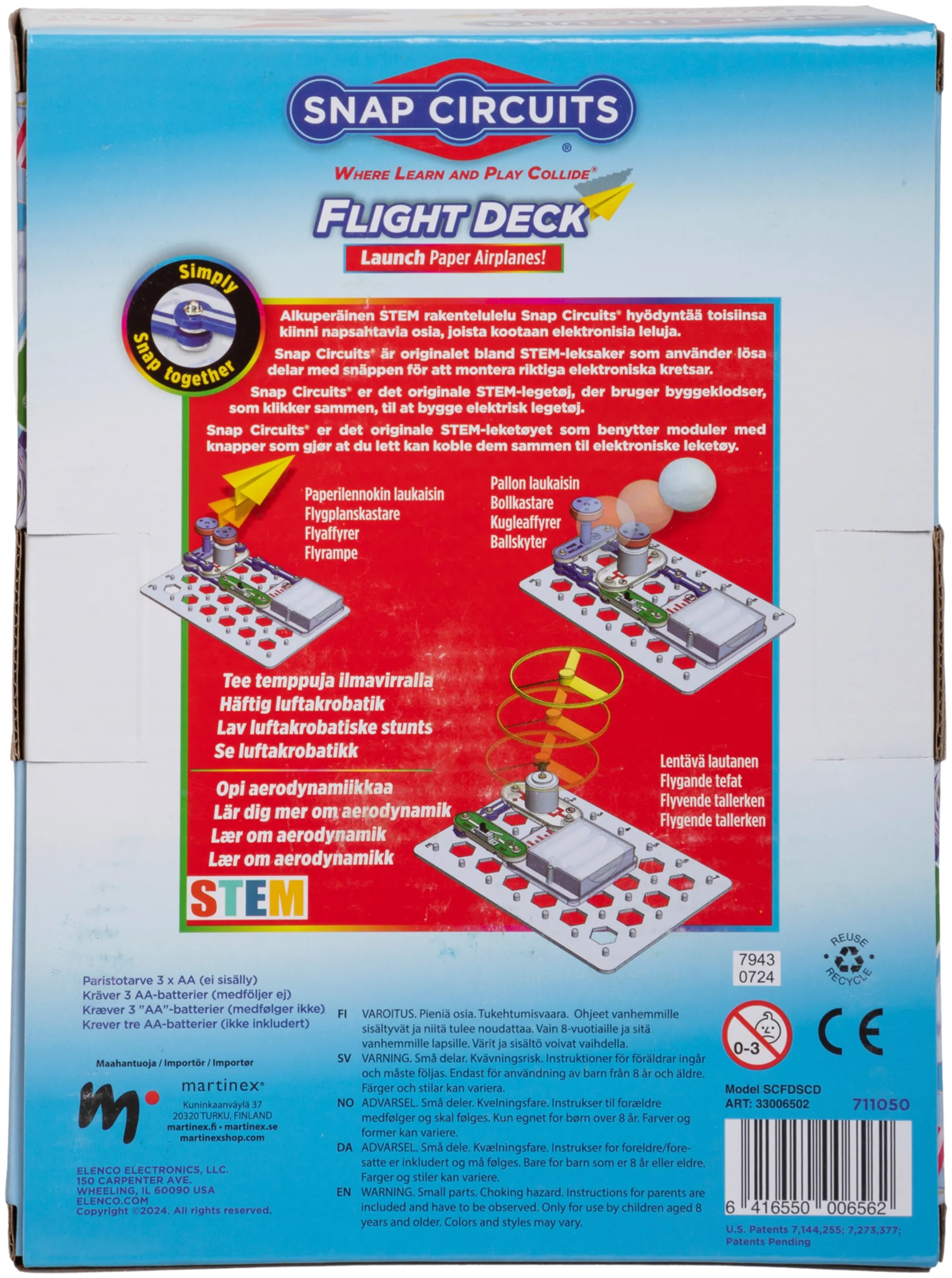 Snap Circuits elektroninen rakennussarja Flight Deck - 3