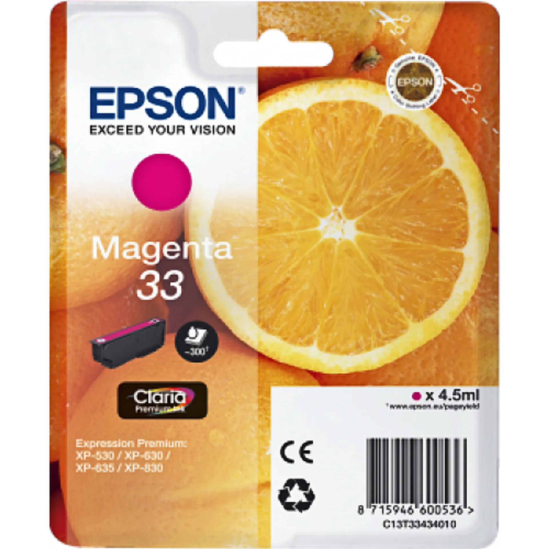 Epson 33 mustepatruuna magenta