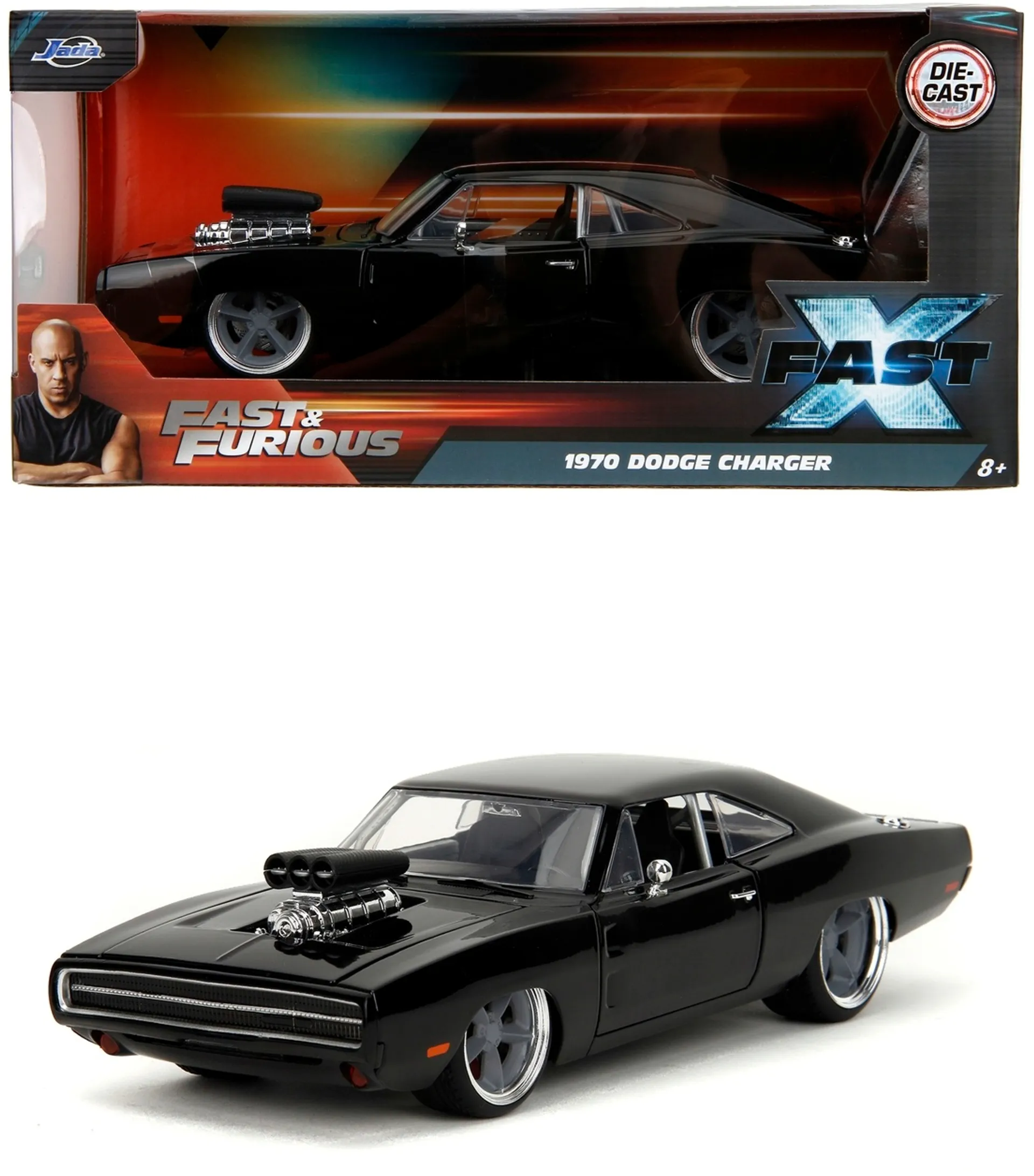 Jada Fast & Furious 1970 Dodge (F10), 20 cm, 1:24, die-cast - 1