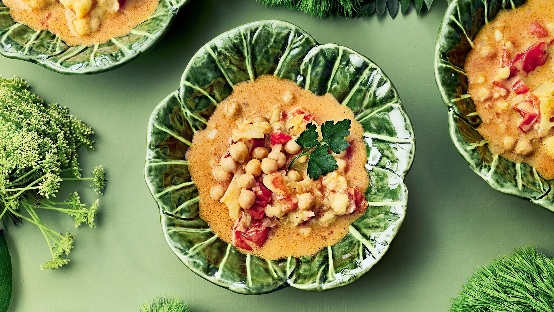 Currysoppa med jordnötssmör