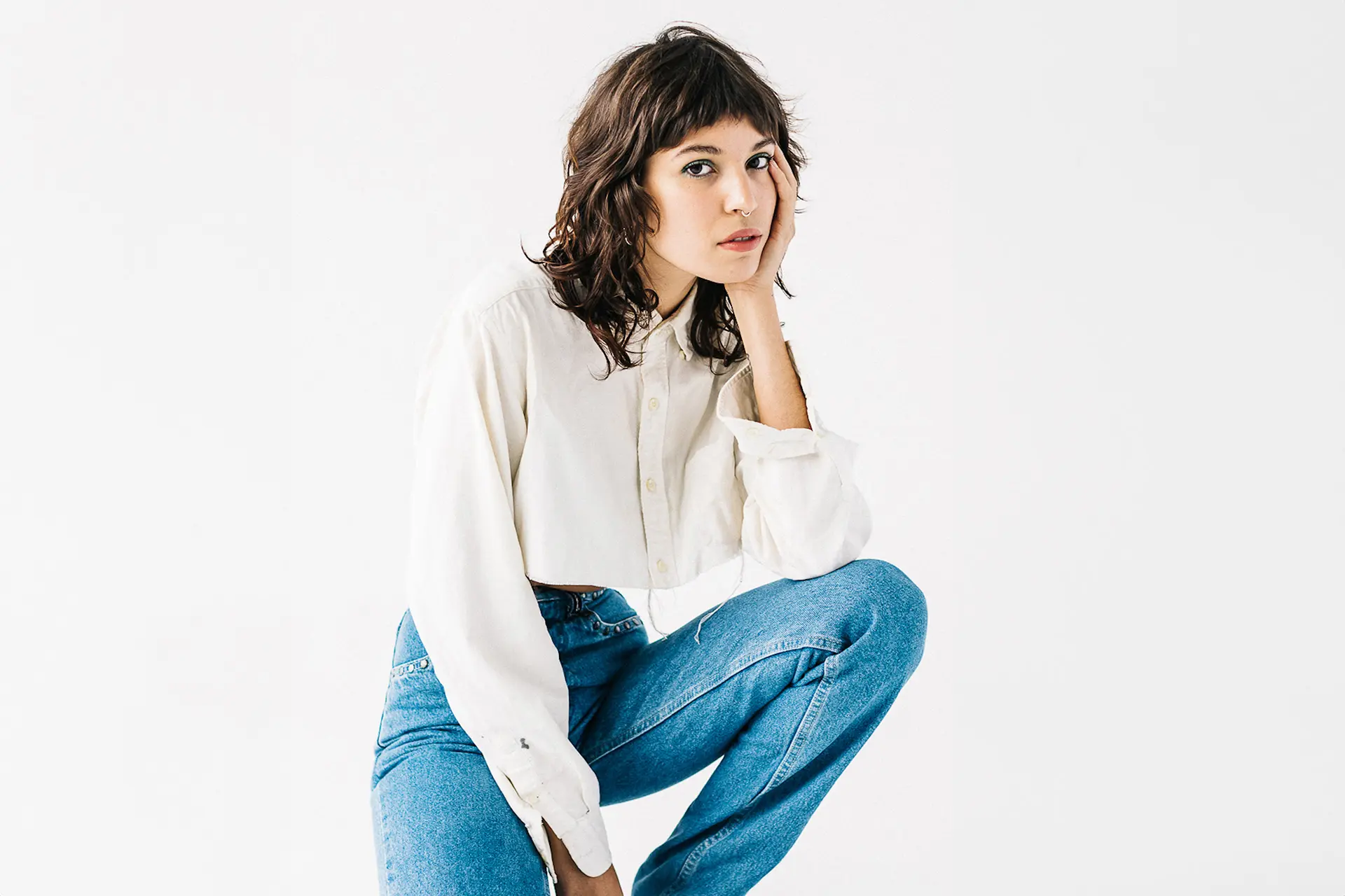 Cropped-mallinen paita.