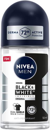 NIVEA MEN 50ml Black & White Original Deo Roll-On -antiperspirantti