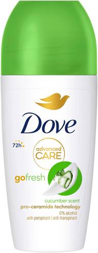 Dove 72h Advanced Care Cucumber & Green Tea Antiperspirantti Deodorantti Roll-on 50 ML