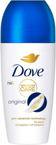 Dove 72h Advanced Care Original Antiperspirantti Deodorantti Roll-on 50 ml