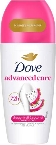 Dove 72h Advanced Care Dragonfruit & Coconut Antiperspirantti Deodorantti Roll-on 50 ml